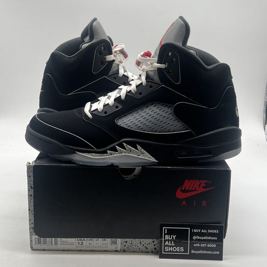 Size 12 - Air Jordan 5 Retro OG Black Metallic Reimagined (HF3975-001)