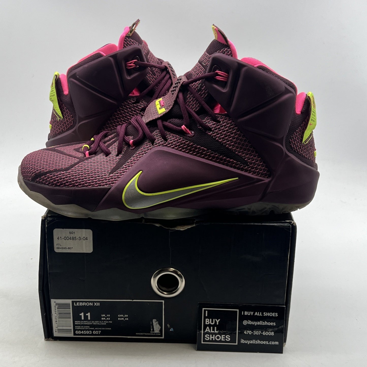 Size 11 - Nike LeBron 12 Double Helix (684593-607)