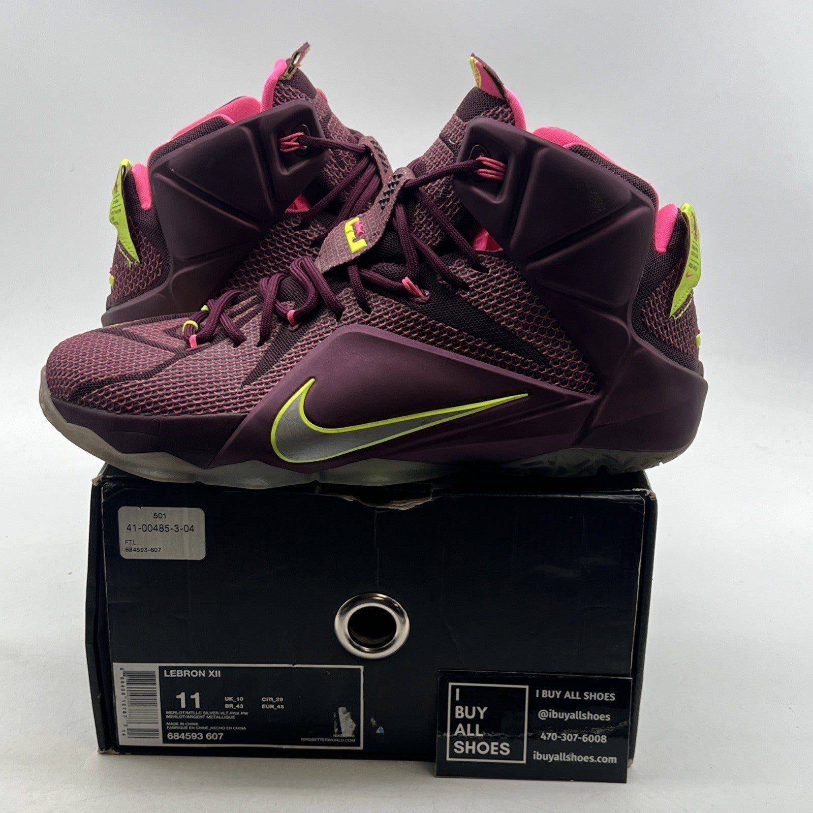 Size 11 - Nike LeBron 12 Double Helix (684593-607)