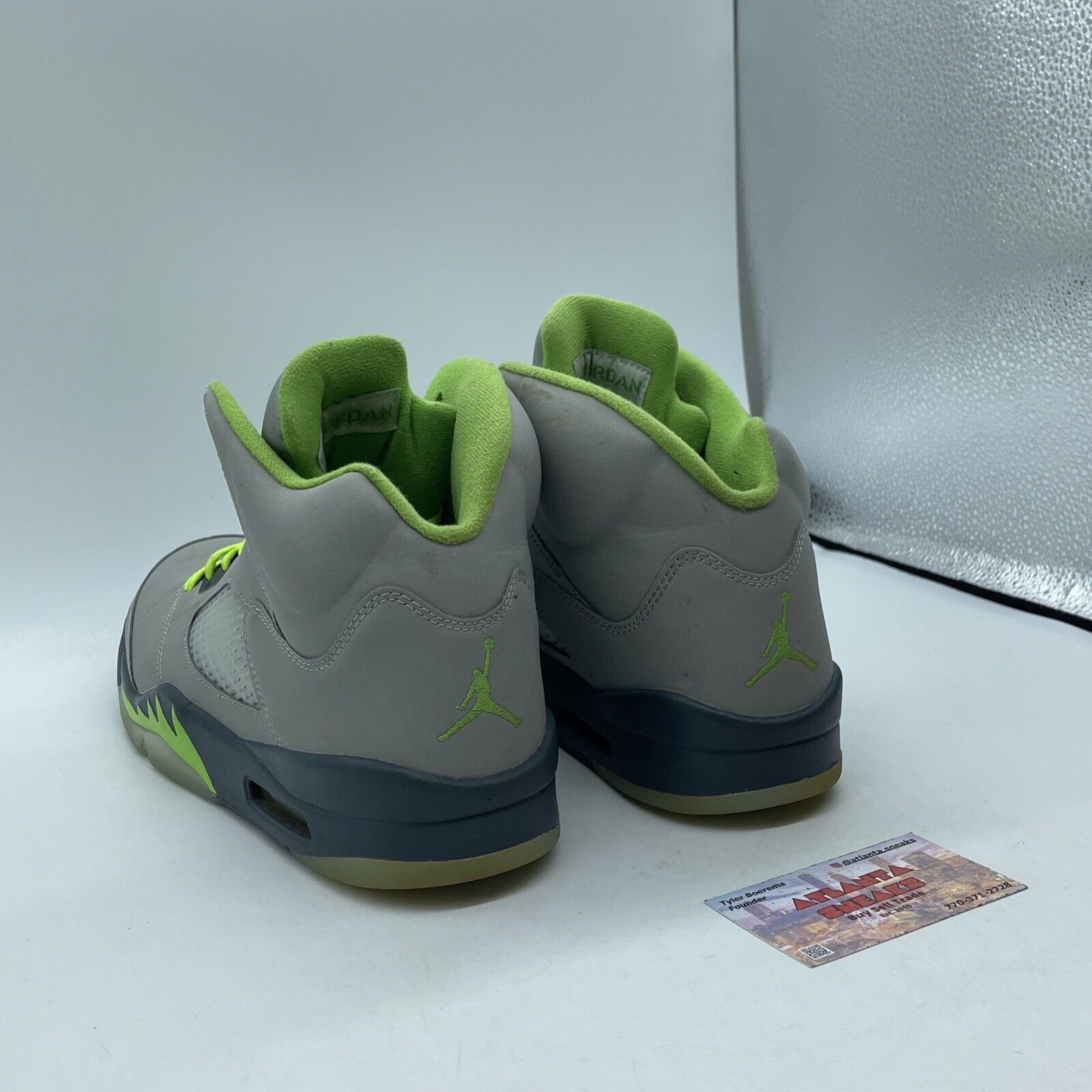 Size 10 - Jordan 5 Retro Green Bean Grey Leather (DM9014-003)