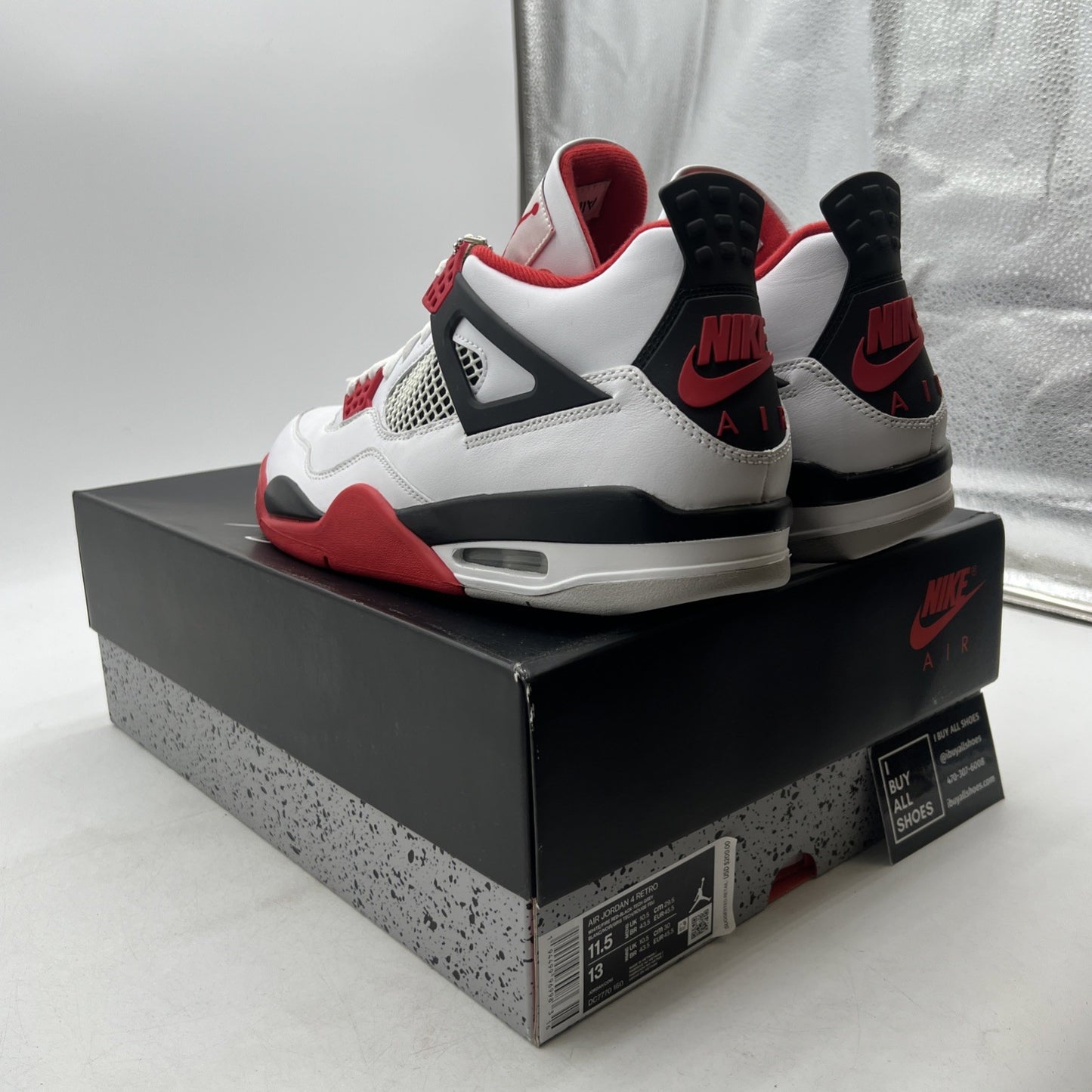 Size 11.5 - Air Jordan 4 Retro OG Mid Fire Red (DC7770-160)