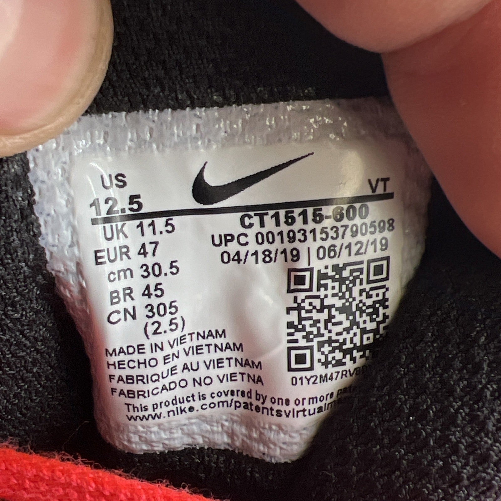Size 12.5 - Nike Air Ghost Racer Bright Crimson (CT1515-600)
