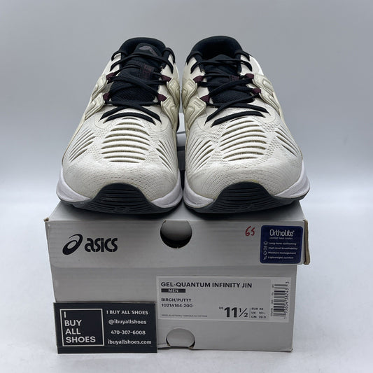 Size 11.5 - Asics Gel Quantity Infinity Jin Heel Red Black Cream (1021A184)