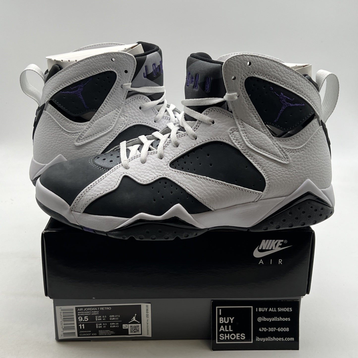 Size 9.5 - Air Jordan 7 Retro 2021 Flint (CU9307-100)