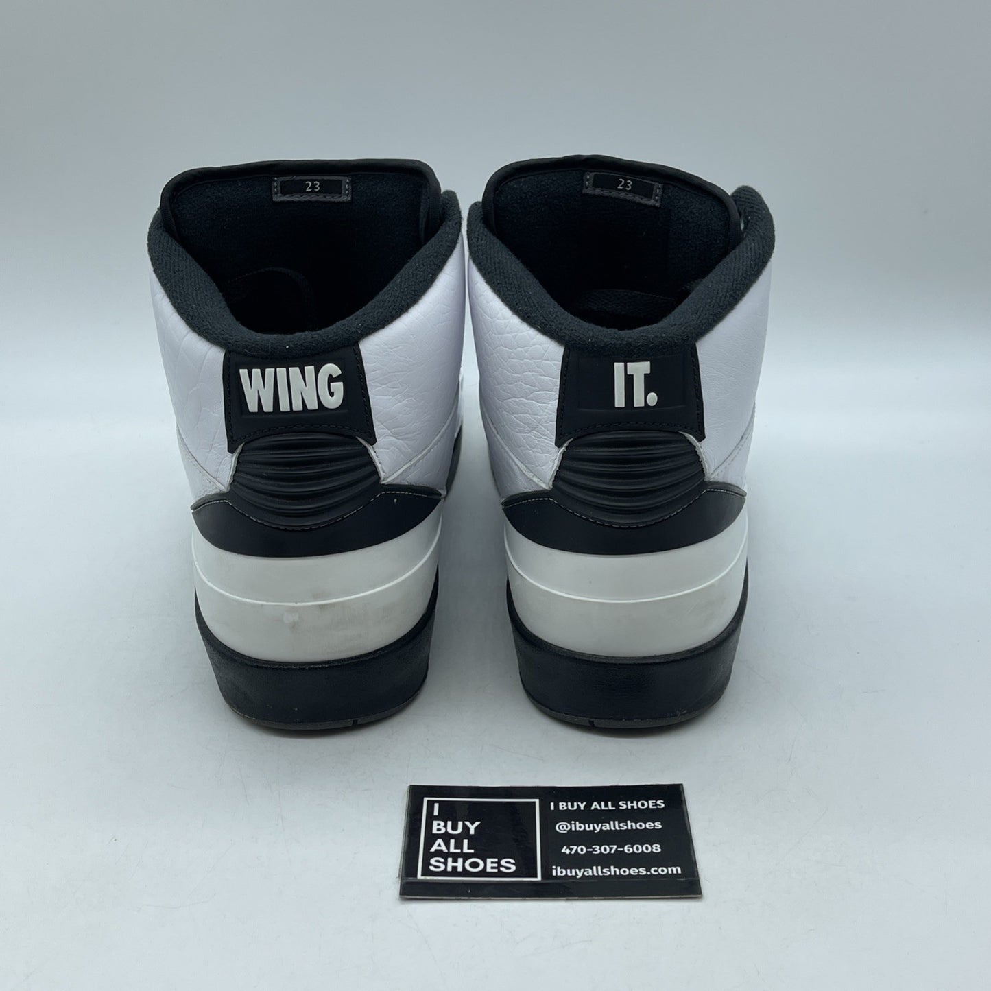 Size 11.5 - Air Jordan 2 Retro Wing It White Black Leather (834272-103)