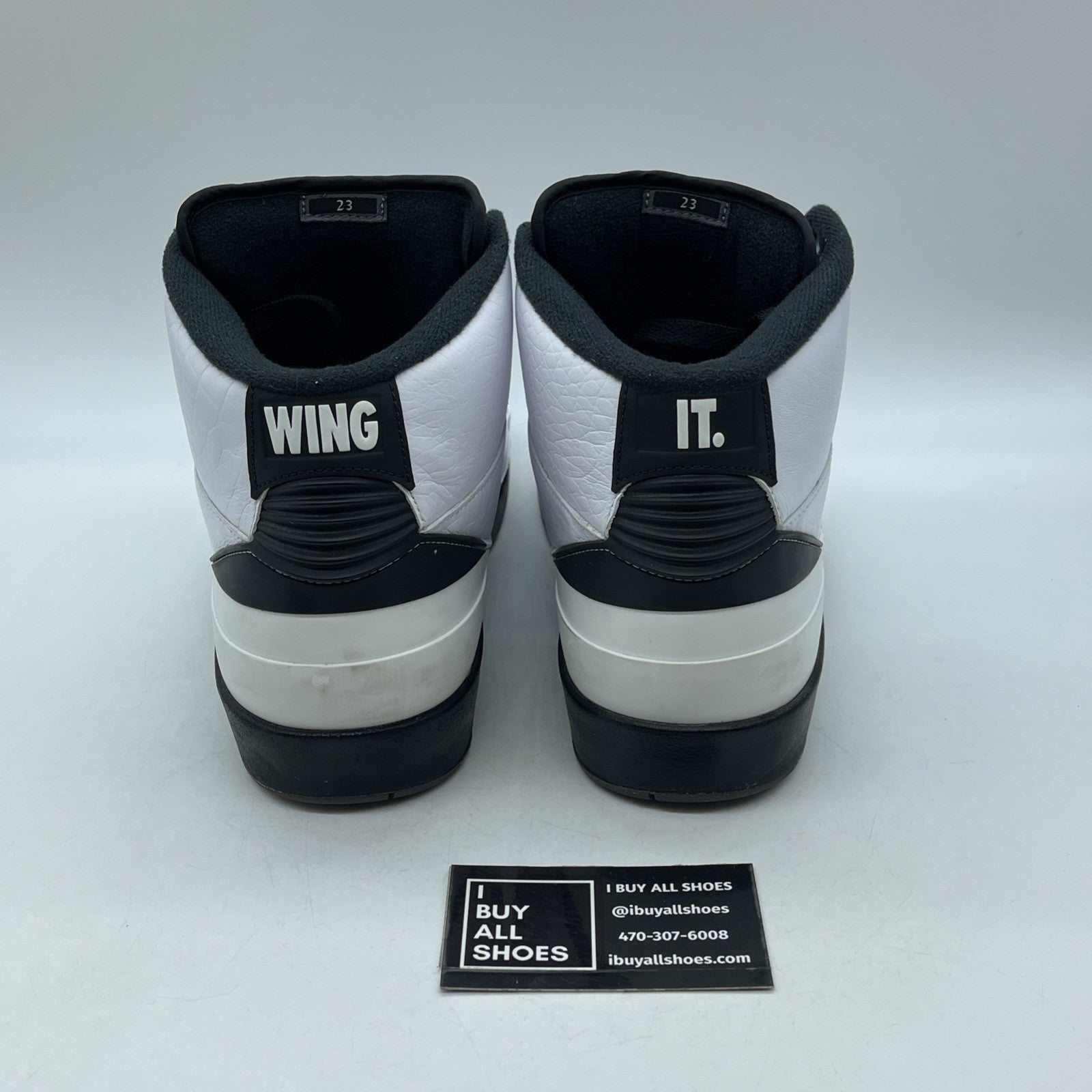 Size 11.5 - Air Jordan 2 Retro Wing It White Black Leather (834272-103)