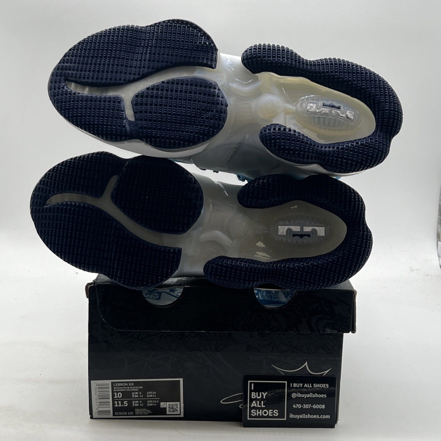 Size 10 - New Nike Lebron 19 Space Jam White Blue Men's Basketball (DC9338-100)