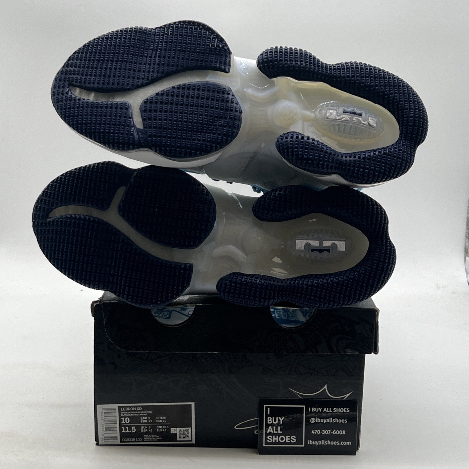 Size 10 - New Nike Lebron 19 Space Jam White Blue Men's Basketball (DC9338-100)