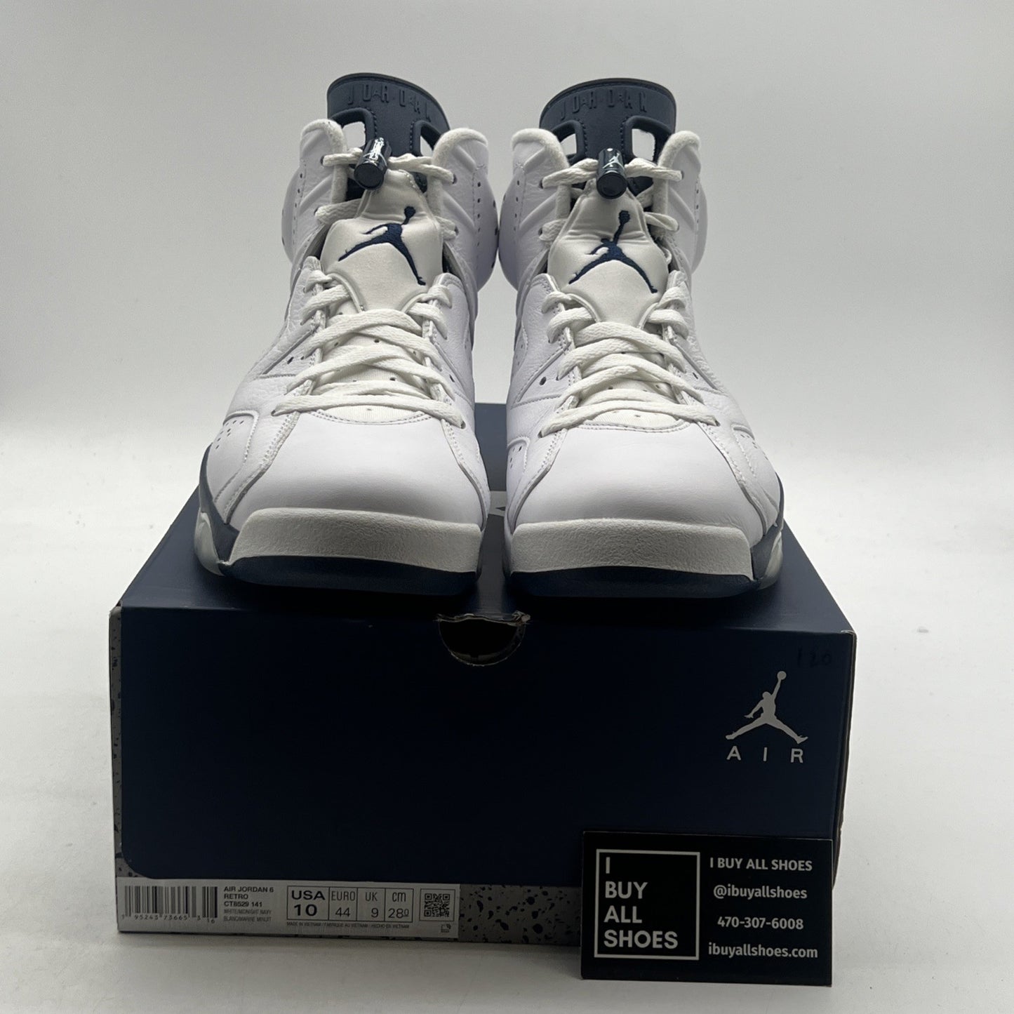 Size 10 - Air Jordan 6 Retro Midnight Navy (CT8529-141)