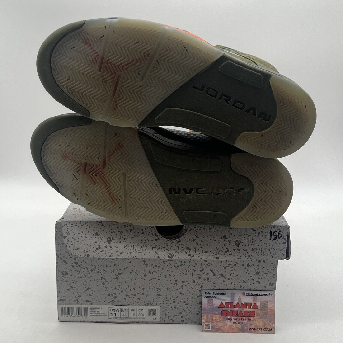 Size 11 - Air Jordan 5 Retro 2024 Olive Orange Icey (DD0587-308)