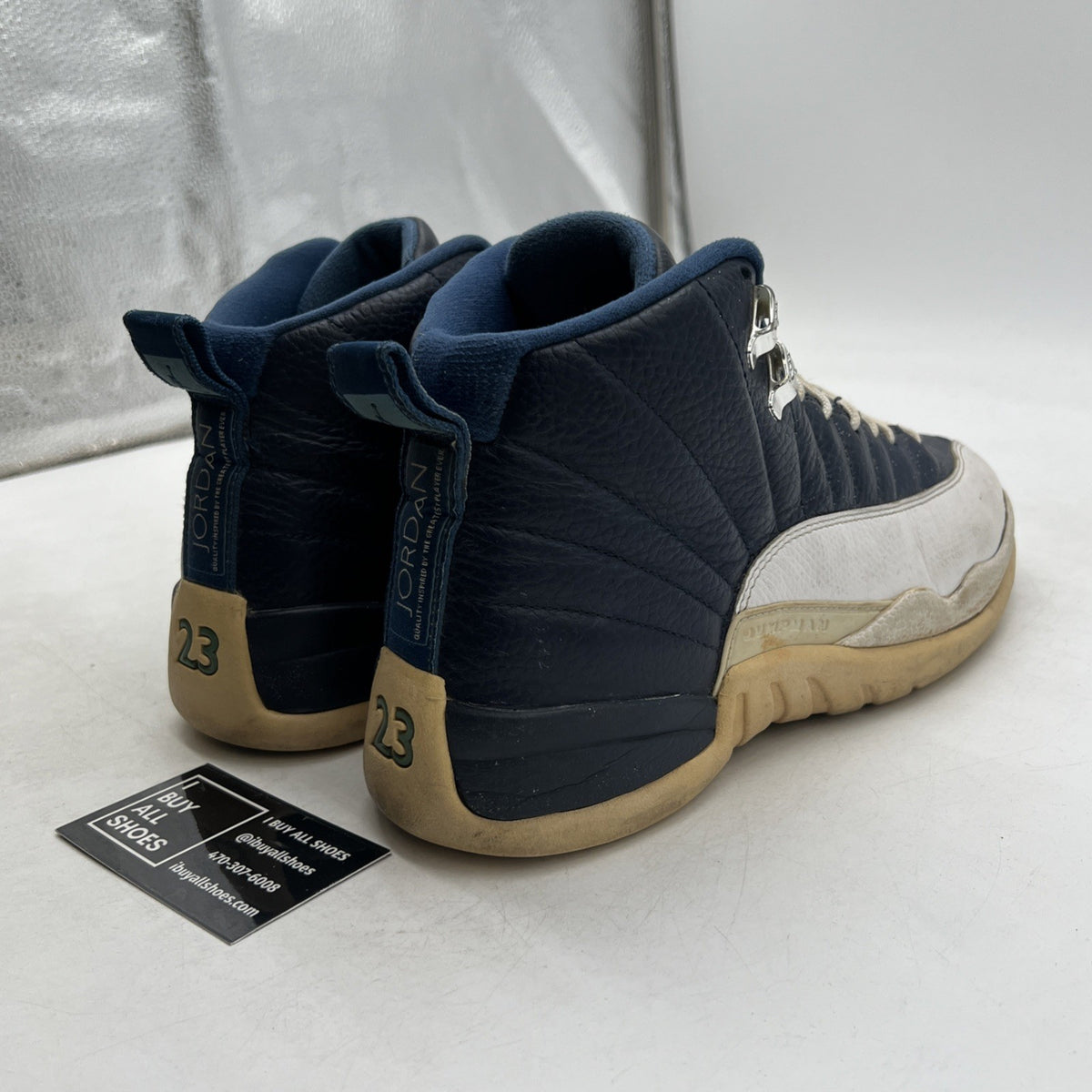 Size 8.5 - Air Jordan 12 Retro 2012 Obsidian (130690-410)