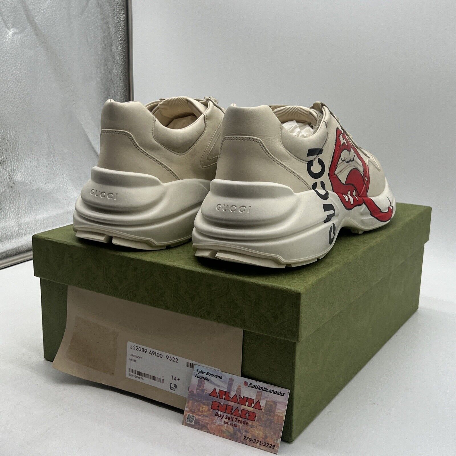 Size 15 - GUCCI- NIB 2019 Miro Rhyton Sneakers