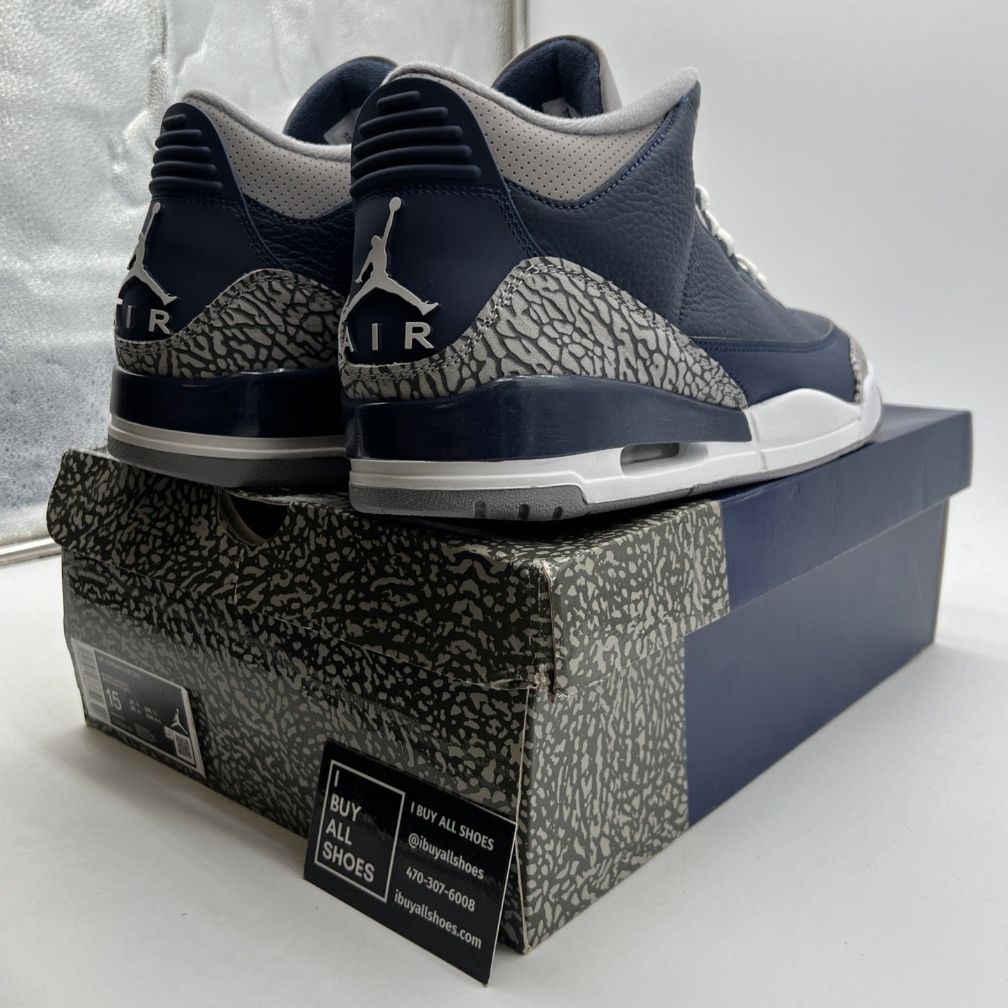Size 15 - Air Jordan 3 Retro Blue (CT8532-401)