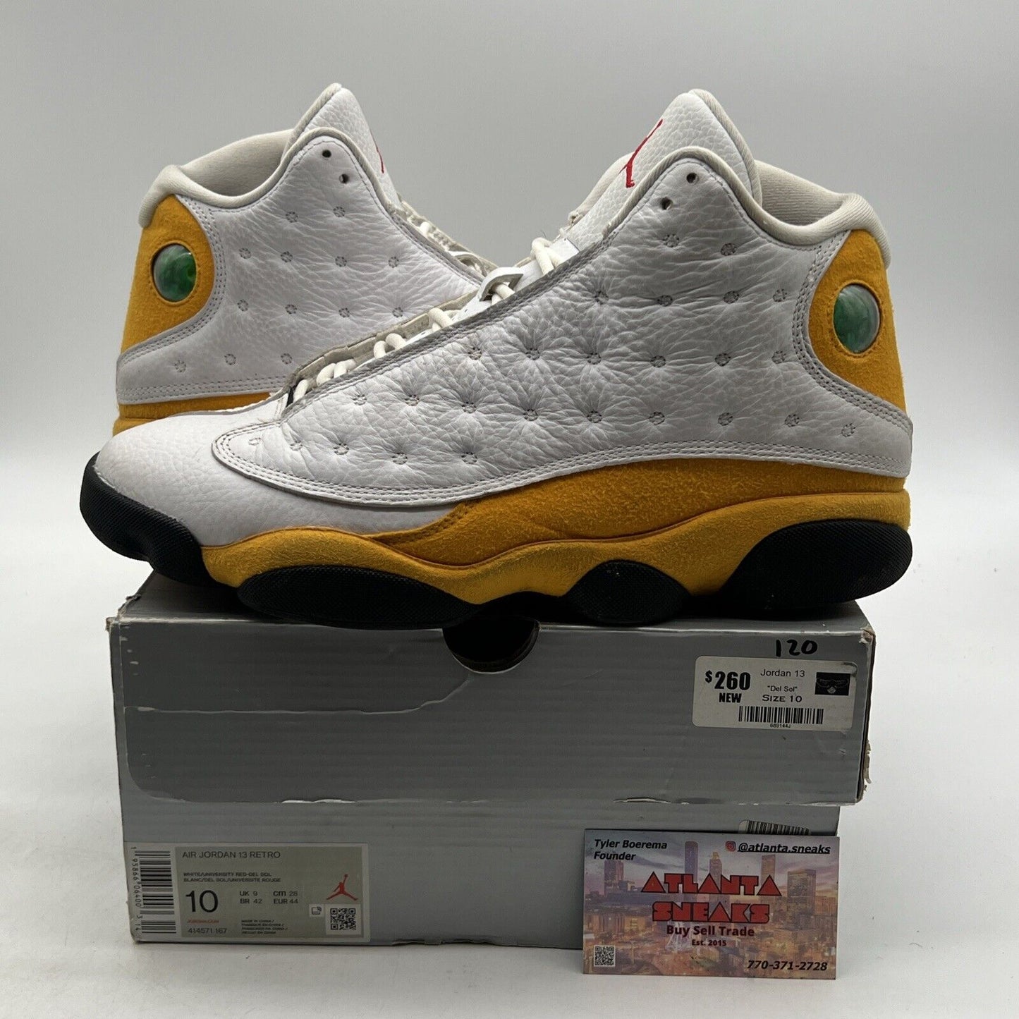 Size 10 - Jordan 13 Del Sol 2022 (414571-167)