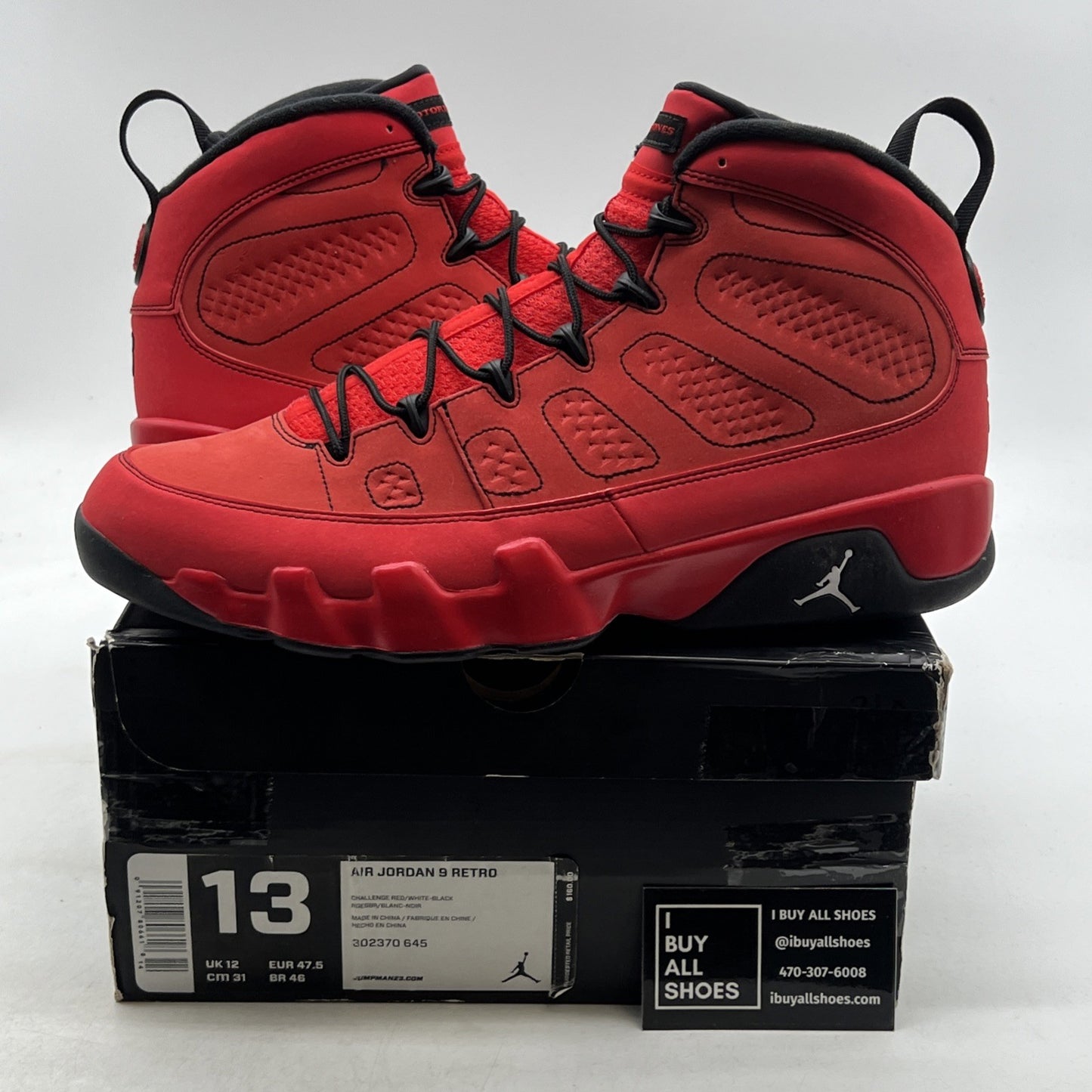 Size 13 - Air Jordan 9 Retro Motorboat Jones (302370-645)