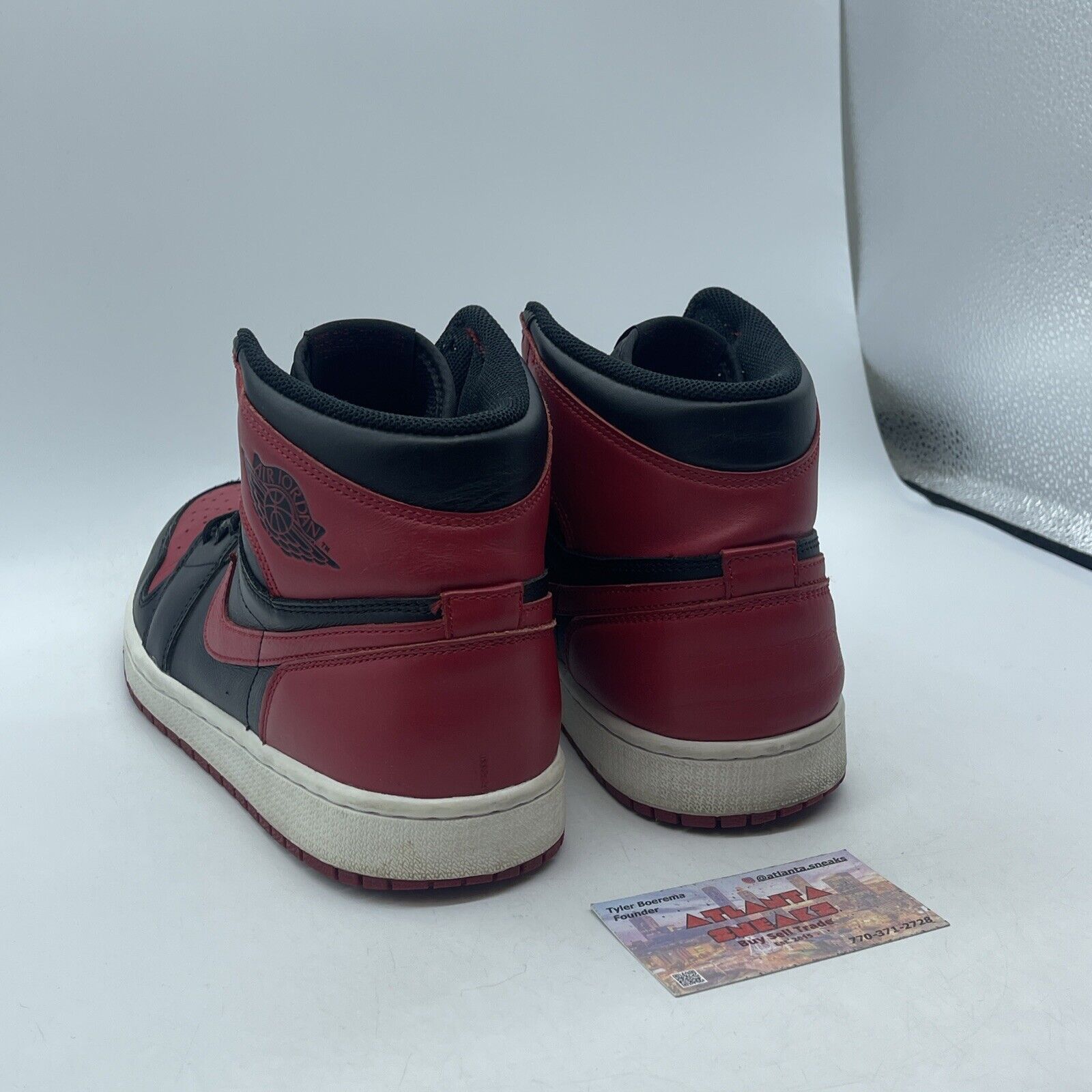 Size 10.5 - Air Jordan 1 Retro OG 2013 High Bred Red Black Leather (555088-023)