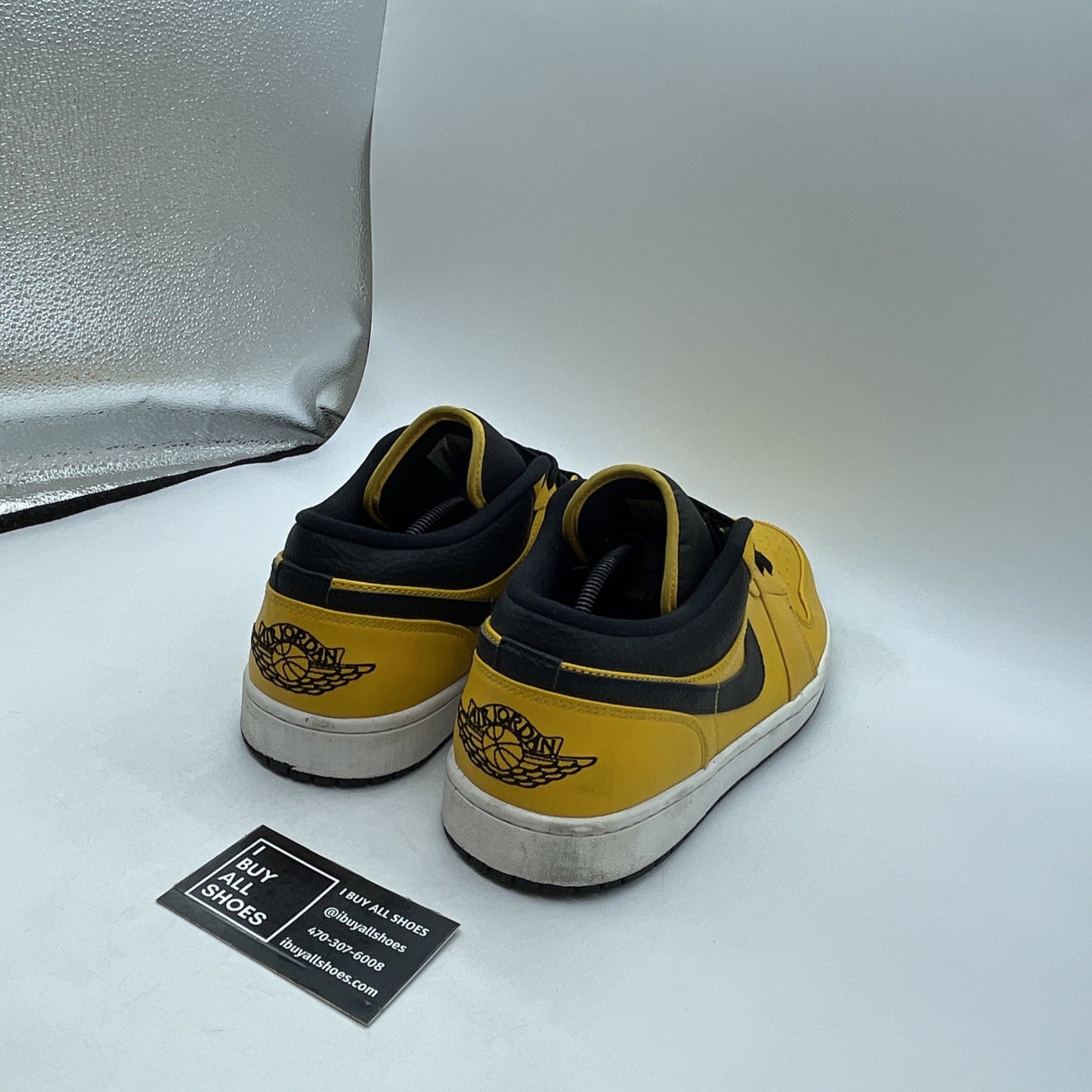 Size 13 - Air Jordan 1 Low University Gold Black (553558-700)