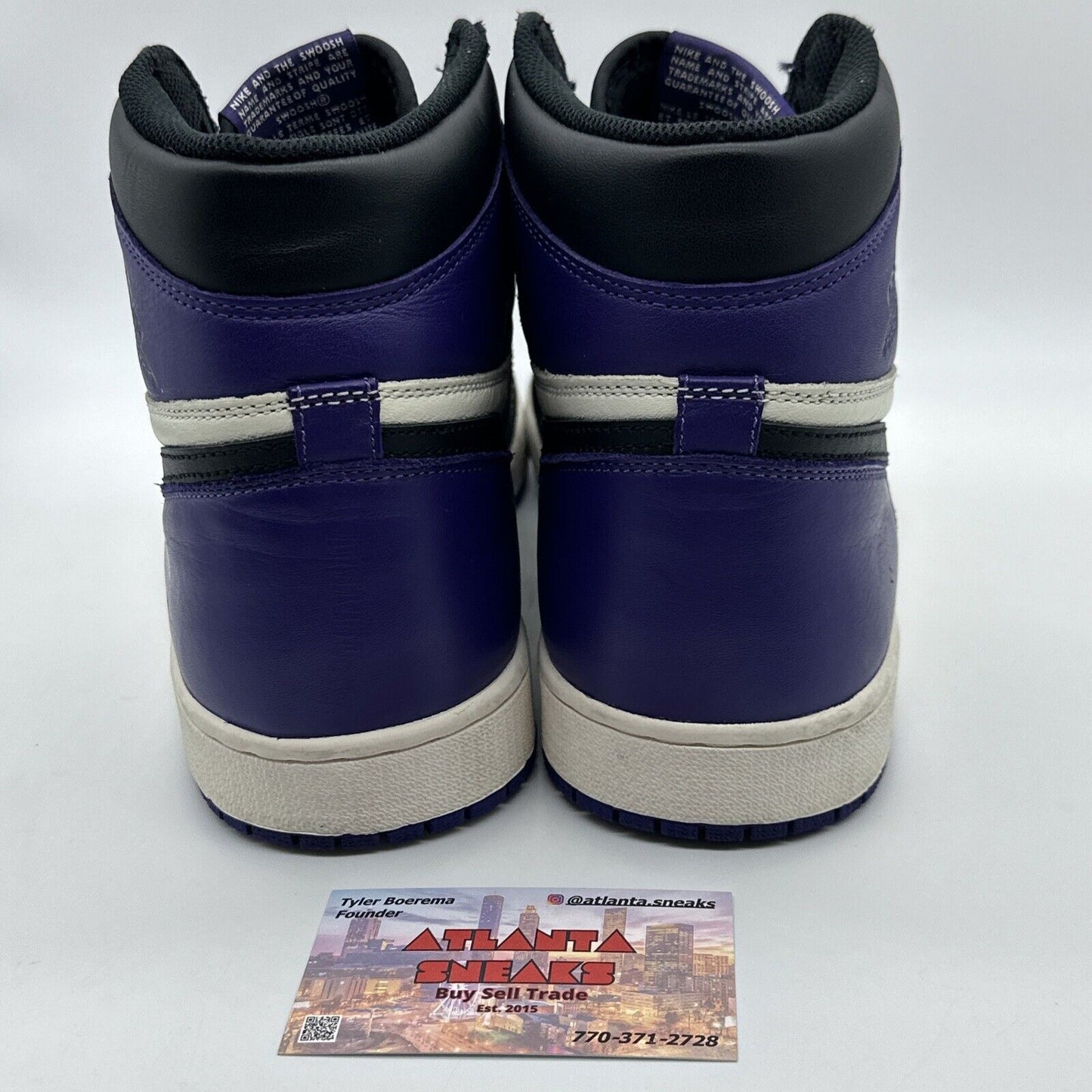 Size 14 - Jordan 1 Retro High OG Court Purple 2018