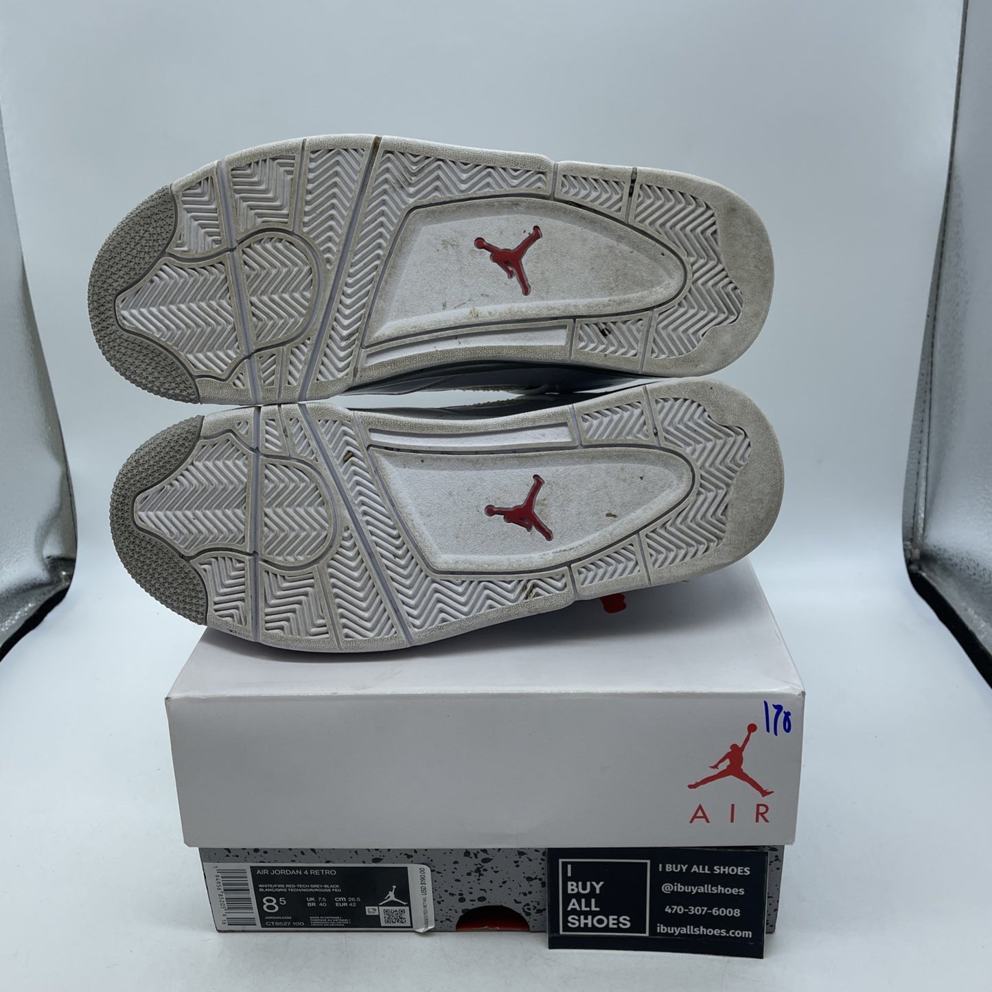 Size 8.5 - Air Jordan 4 Retro Mid White Oreo (CT8527-100)