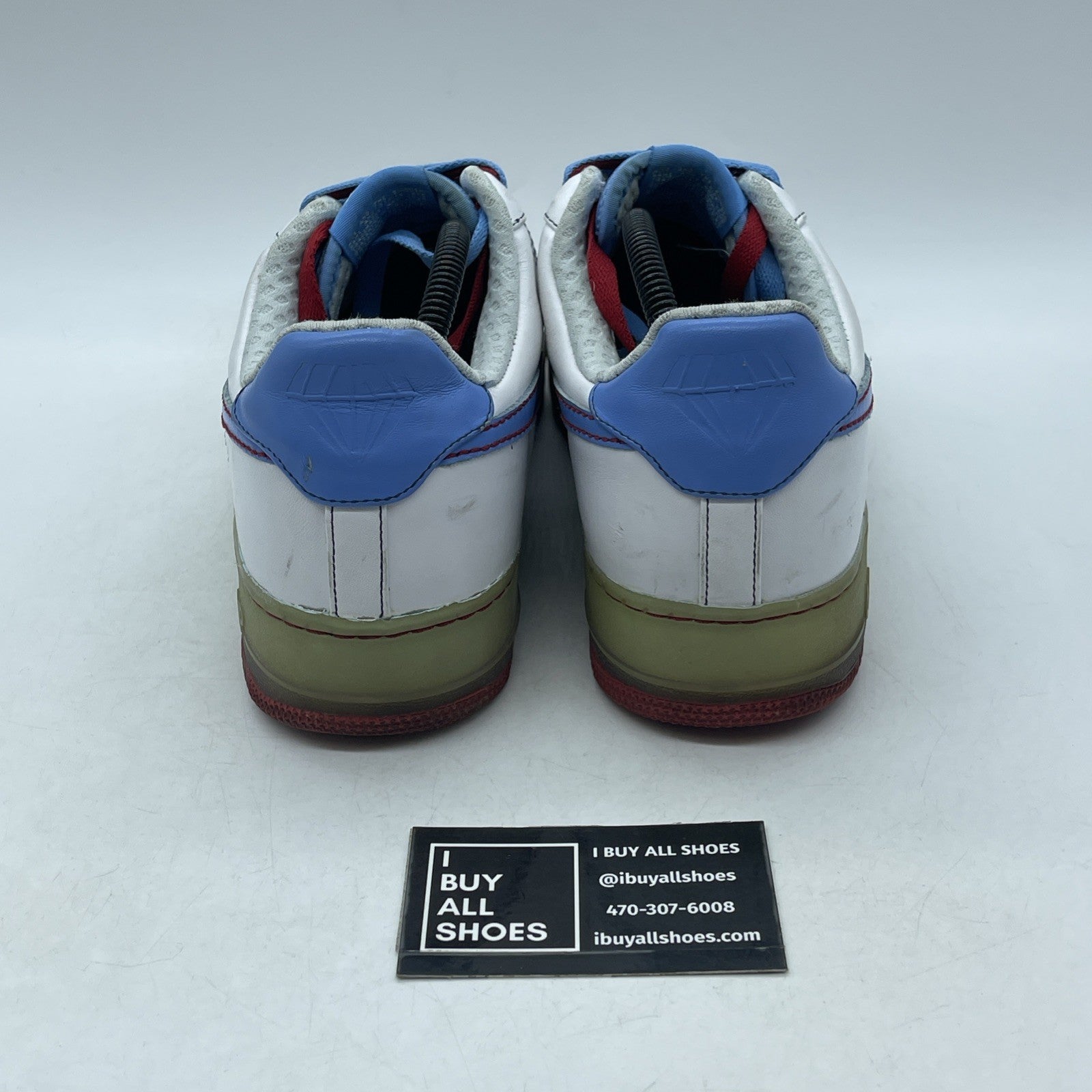 Size 11W - Nike Air Force 1 Premium '07 Glacier Blue (315186-141