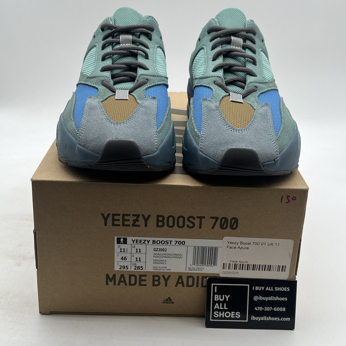 Size 11.5 - adidas Yeezy Boost 700 Faded Azure (GZ2002)
