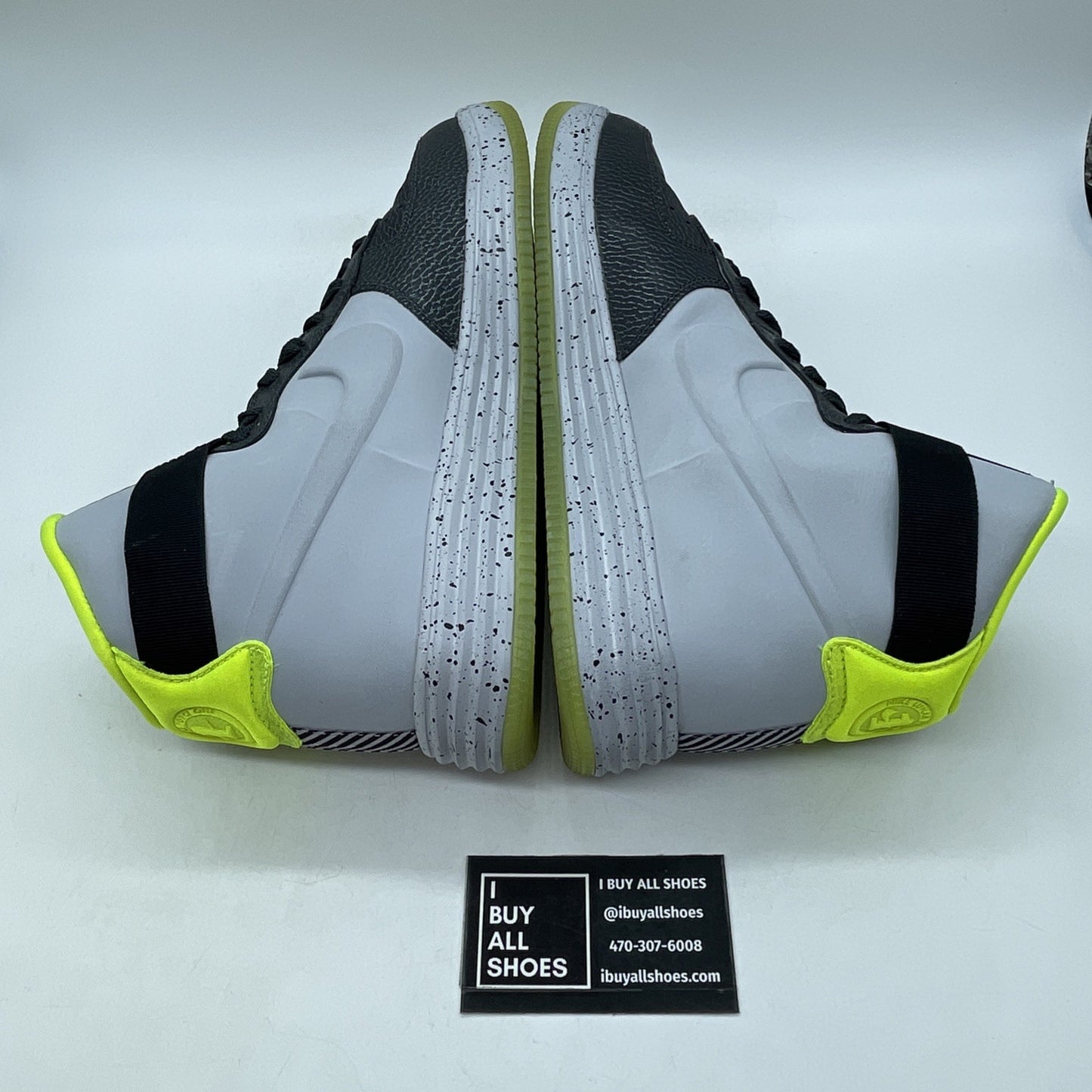 Size 10.5 - Nike Lunar Force 1 Lux VT Anthracite Volt Grey Black (630998-002)