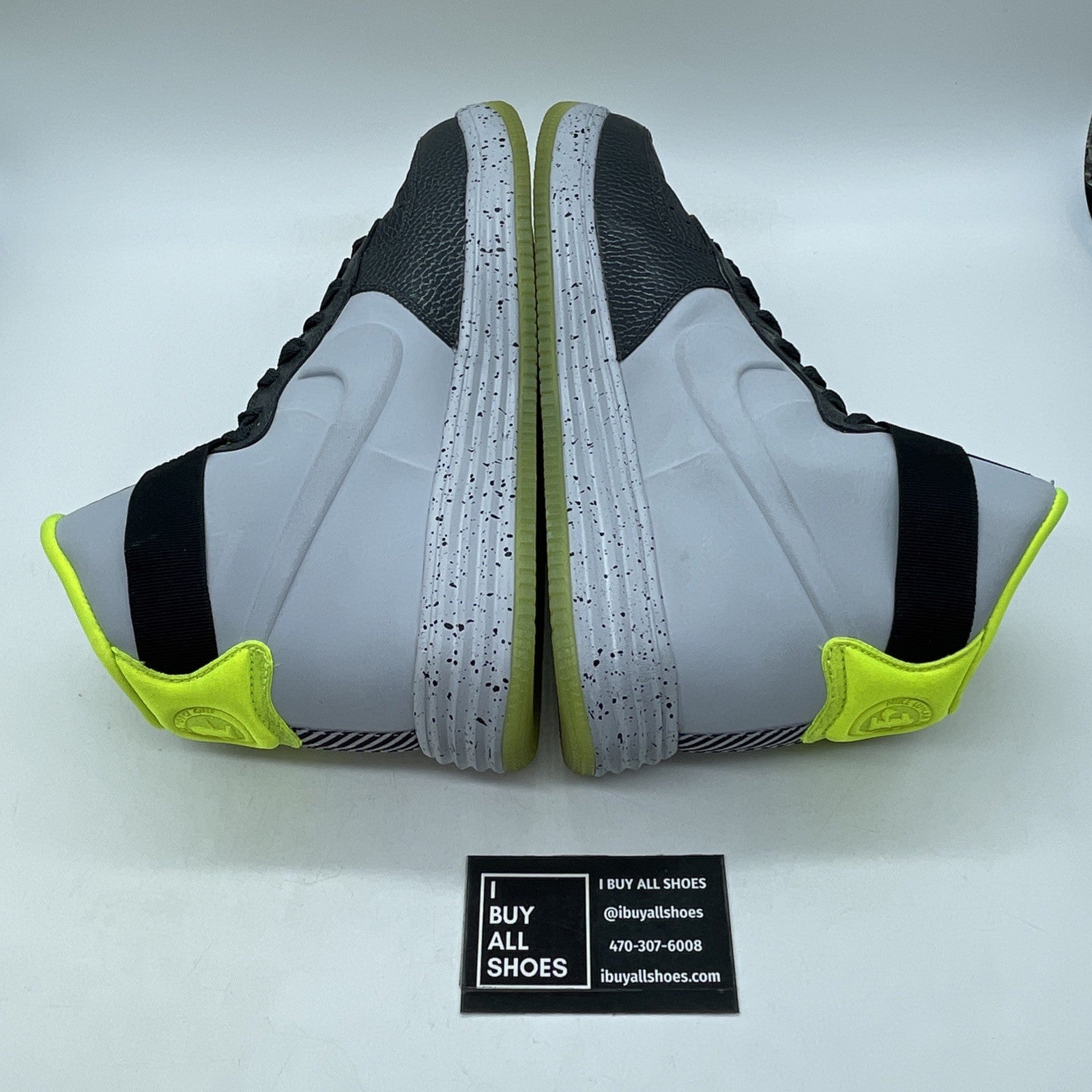 Size 10.5 - Nike Lunar Force 1 Lux VT Anthracite Volt Grey Black (630998-002)