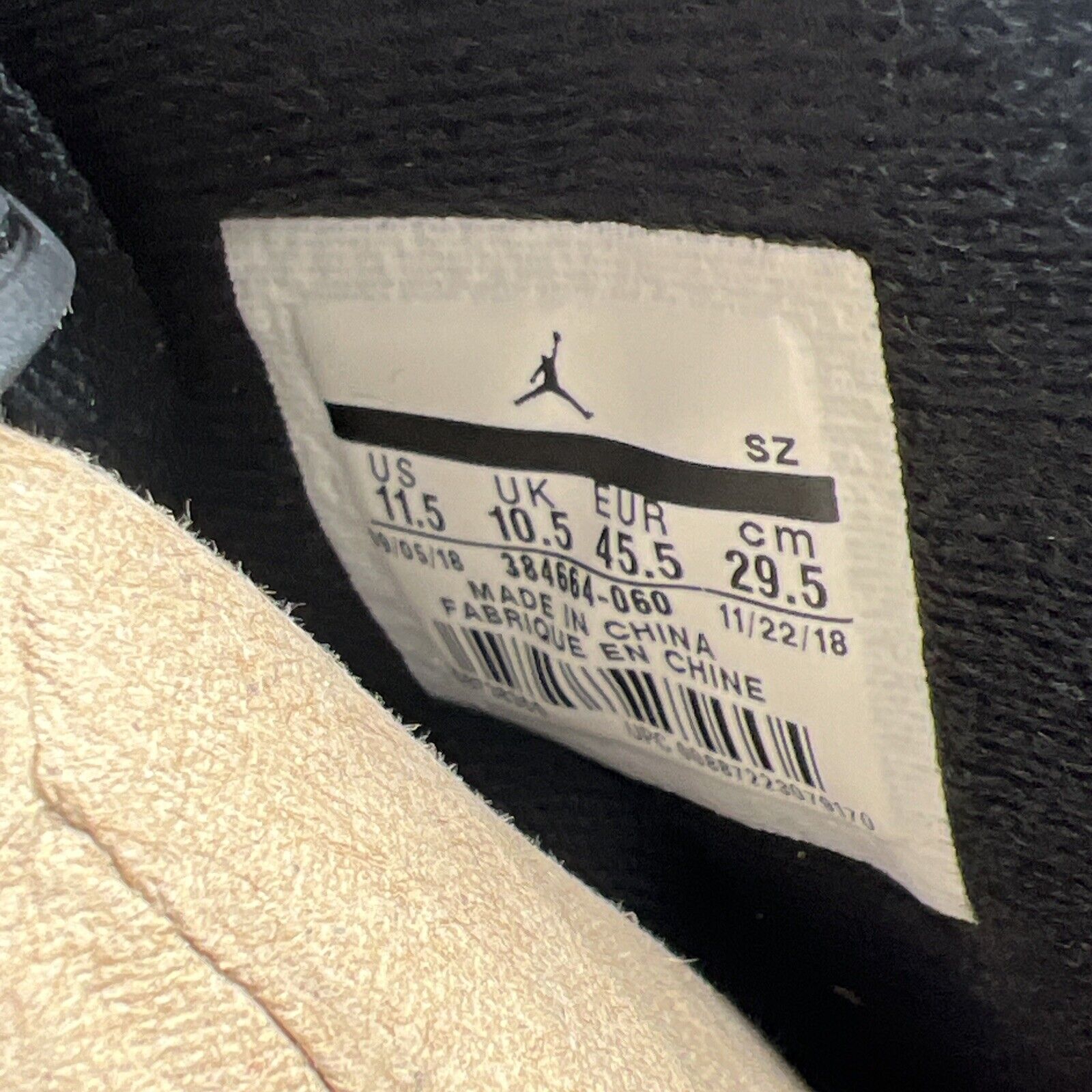 Size 11.5 - Jordan 6 Retro Mid Infrared Black Red Suede (384664-060)