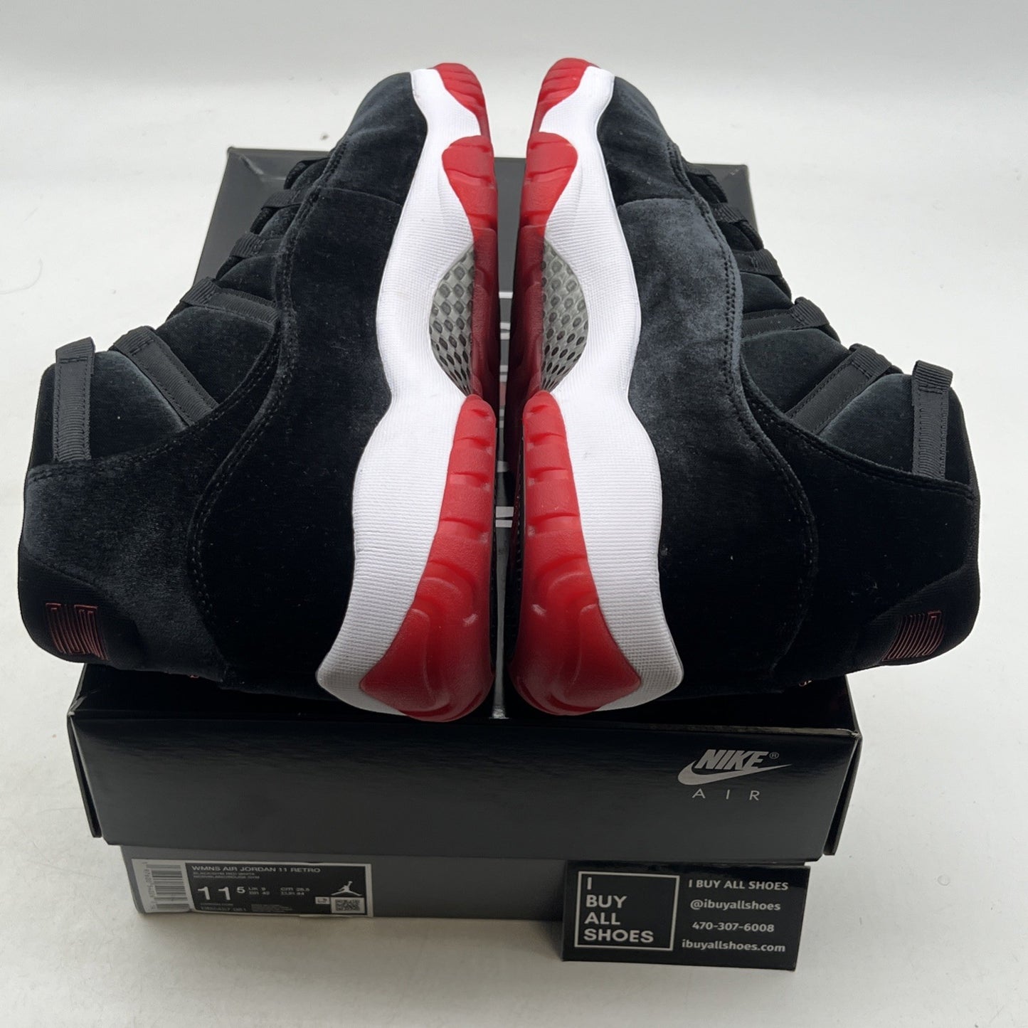 Size 11.5 - Air Jordan 11 Retro Bred Velvet W (DB5457-061)