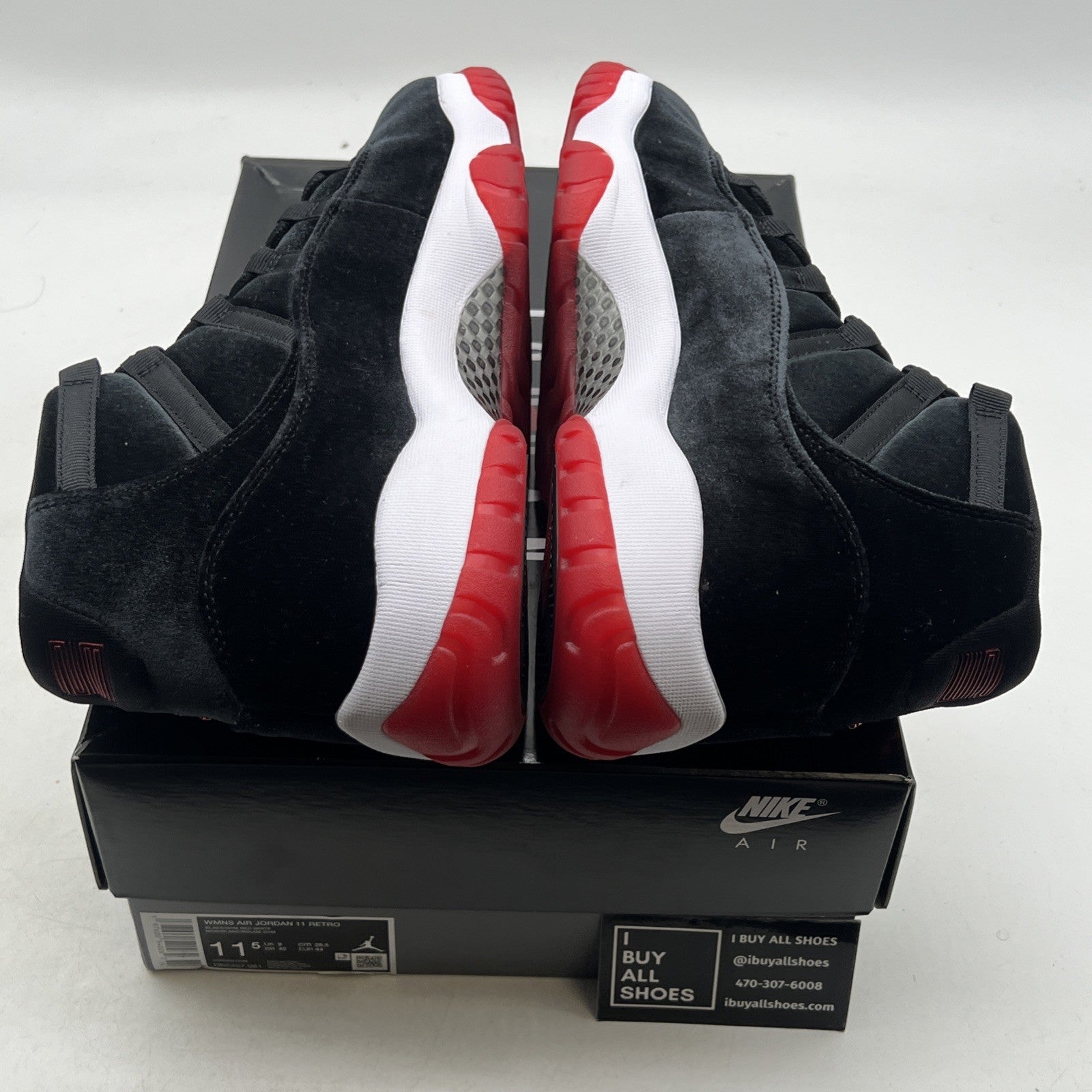 Size 11.5 - Air Jordan 11 Retro Bred Velvet W (DB5457-061)