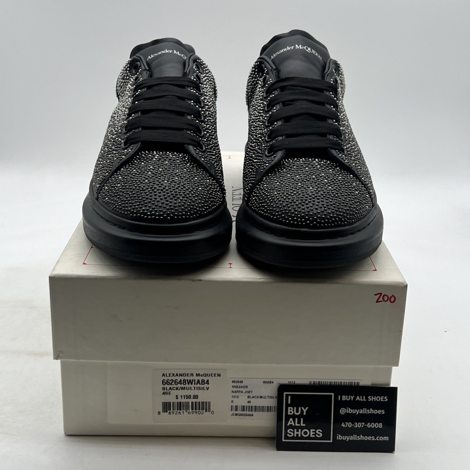 Size 46 - Alexander McQueen Men's Casual Sneaker, studded