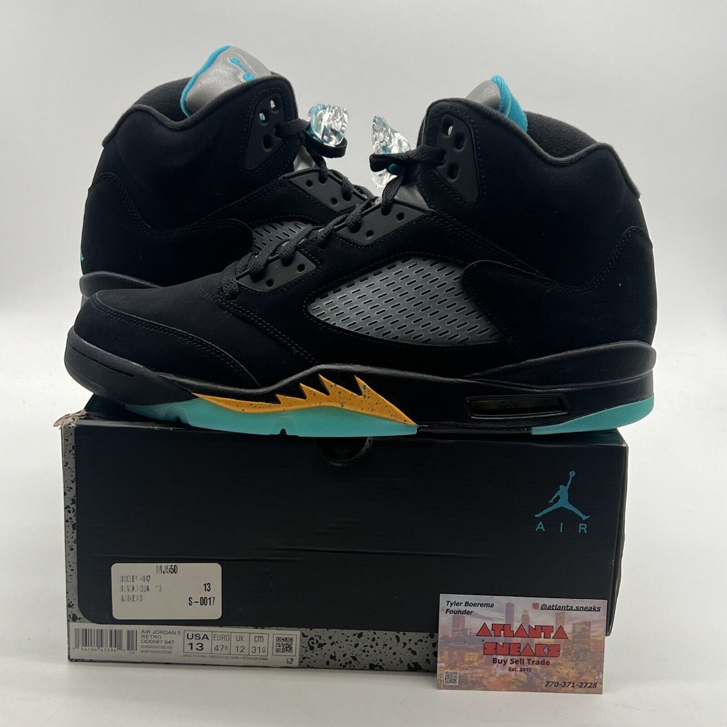 Size 13 - Air Jordan 5 Retro Mid Aqua (DD0587-047)