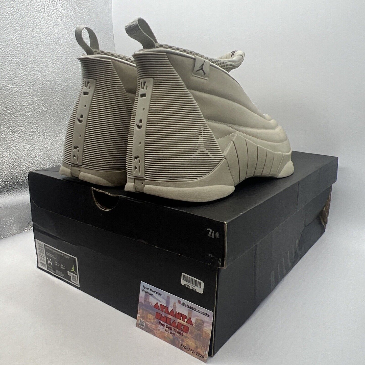 Size 14 - Billie Eilish x Air Jordan 15 Retro Brown W Tan Leather (DN2863-200)