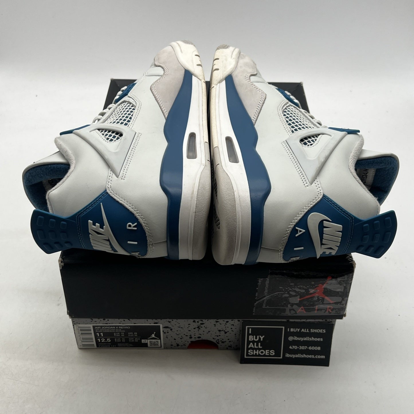 Size 11 - Air Jordan 4 Retro 2024 Military Blue (FV5029-141)