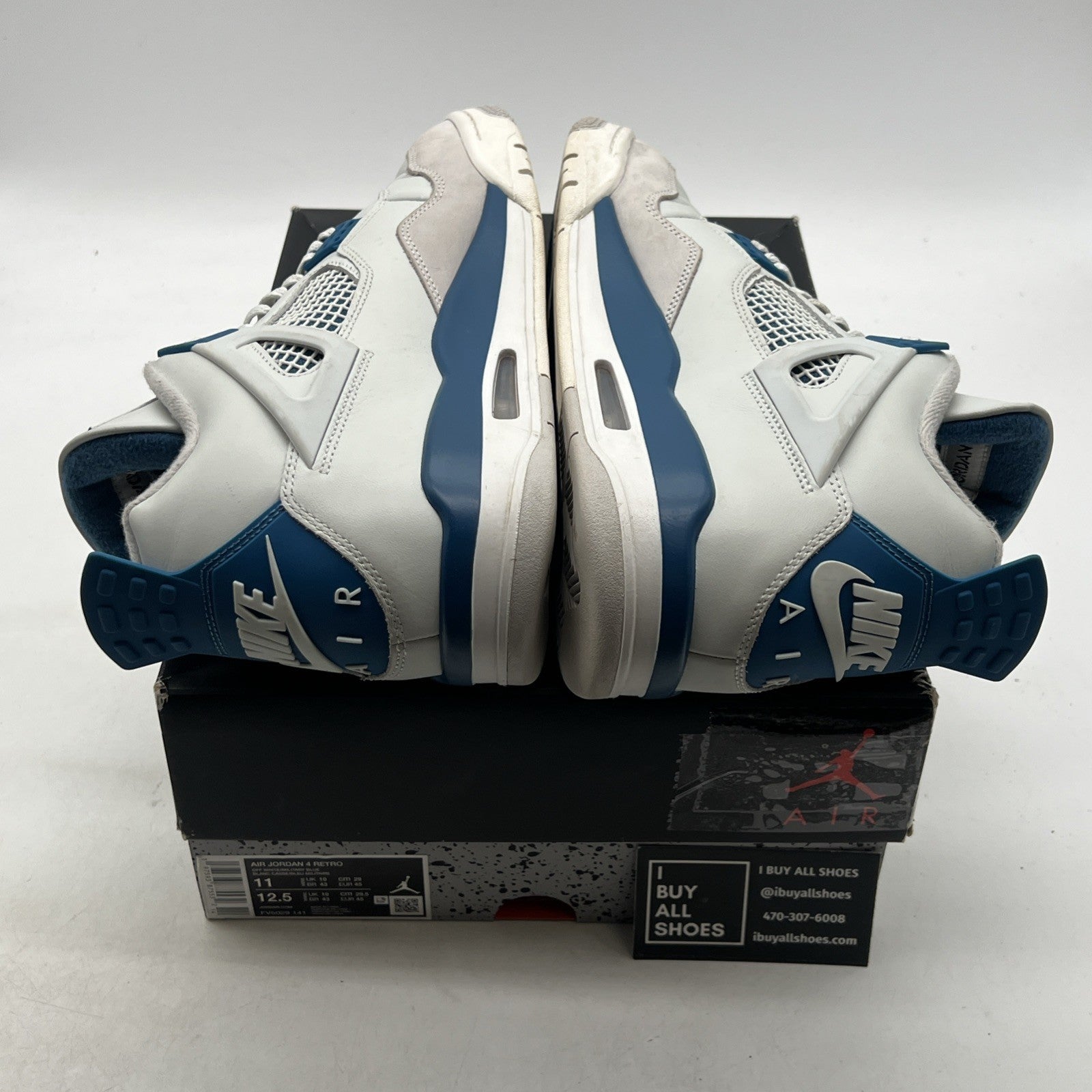 Size 11 - Air Jordan 4 Retro 2024 Military Blue (FV5029-141)