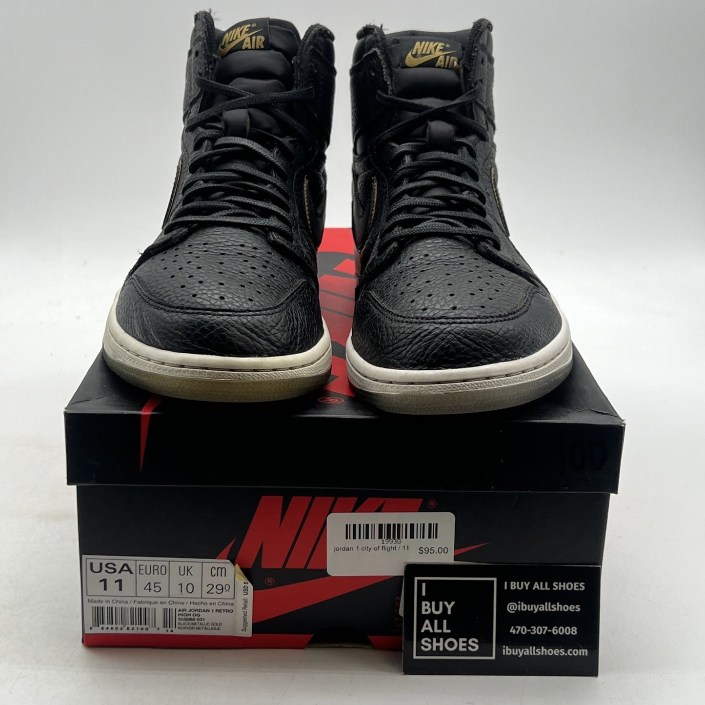 Size 11 - Air Jordan 1 Retro OG High City of Flight (555088-031)