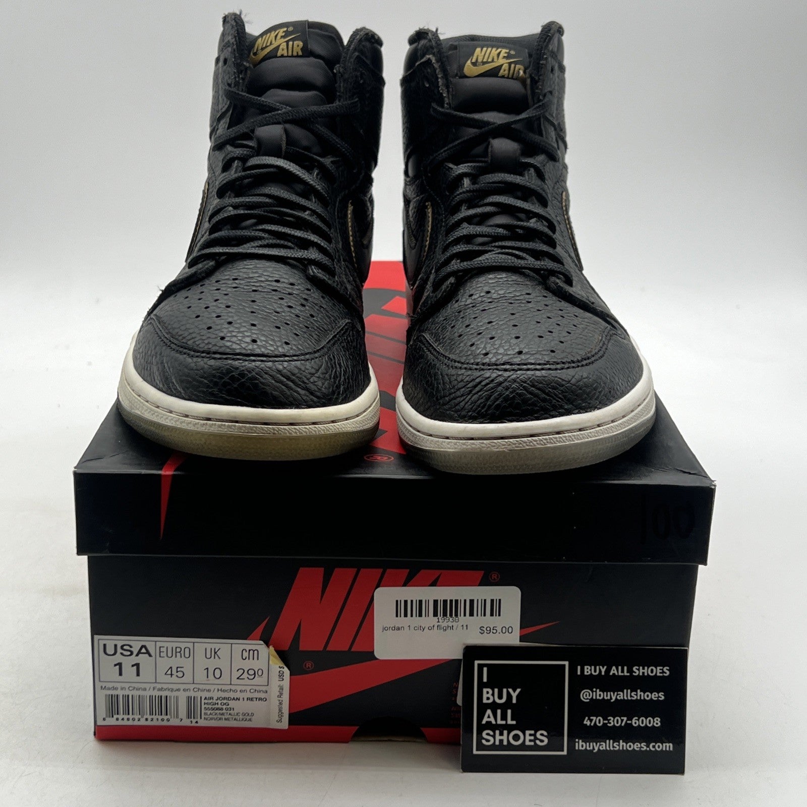 Size 11 - Air Jordan 1 Retro OG High City of Flight (555088-031)