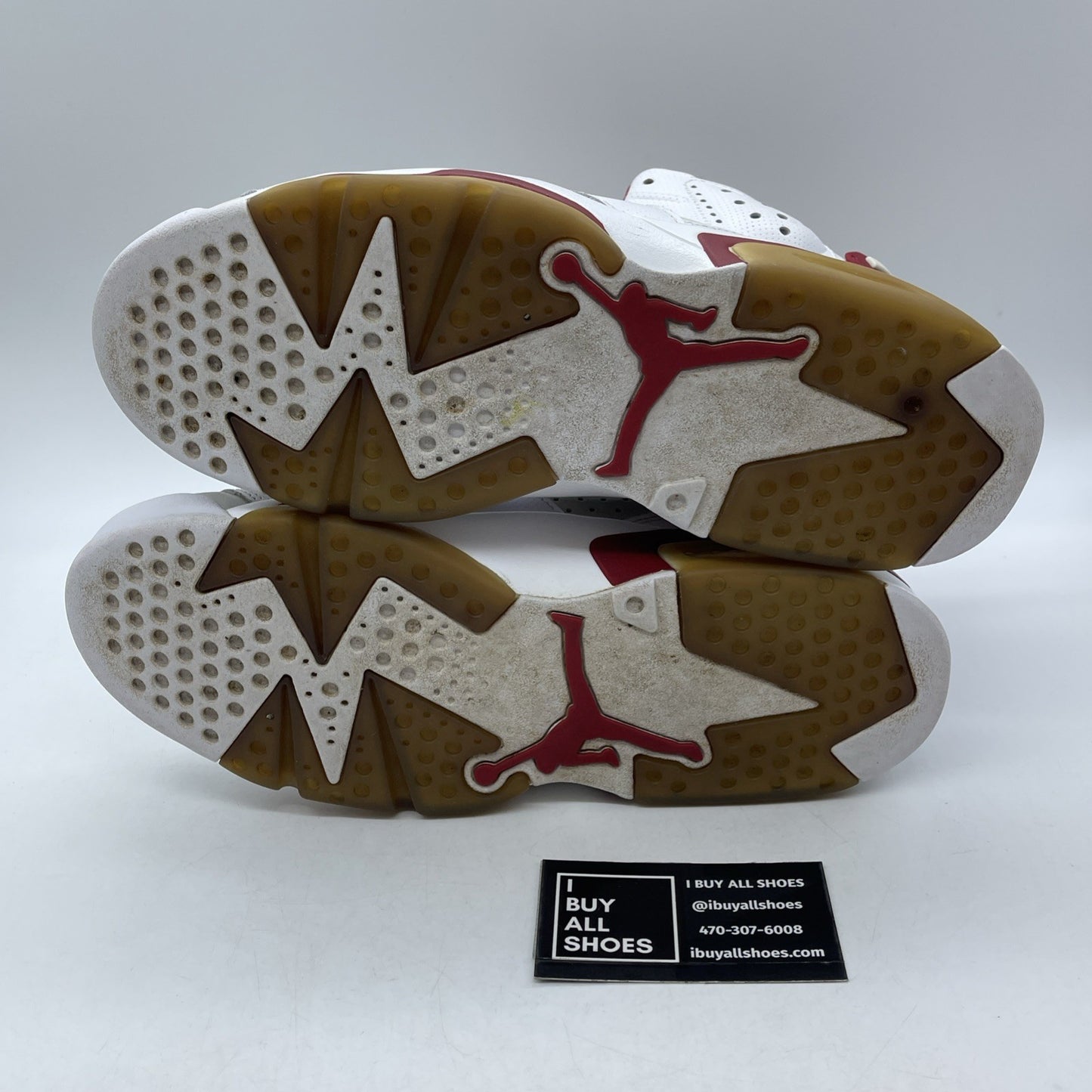 Size 9 - Air Jordan 6 Retro Alternate White Red Leather (384664-113(
