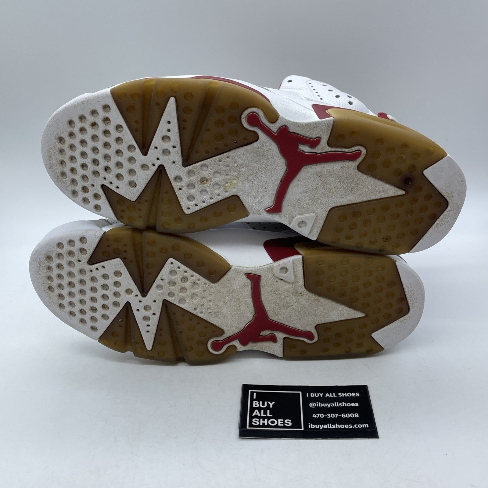 Size 9 - Air Jordan 6 Retro Alternate White Red Leather (384664-113(