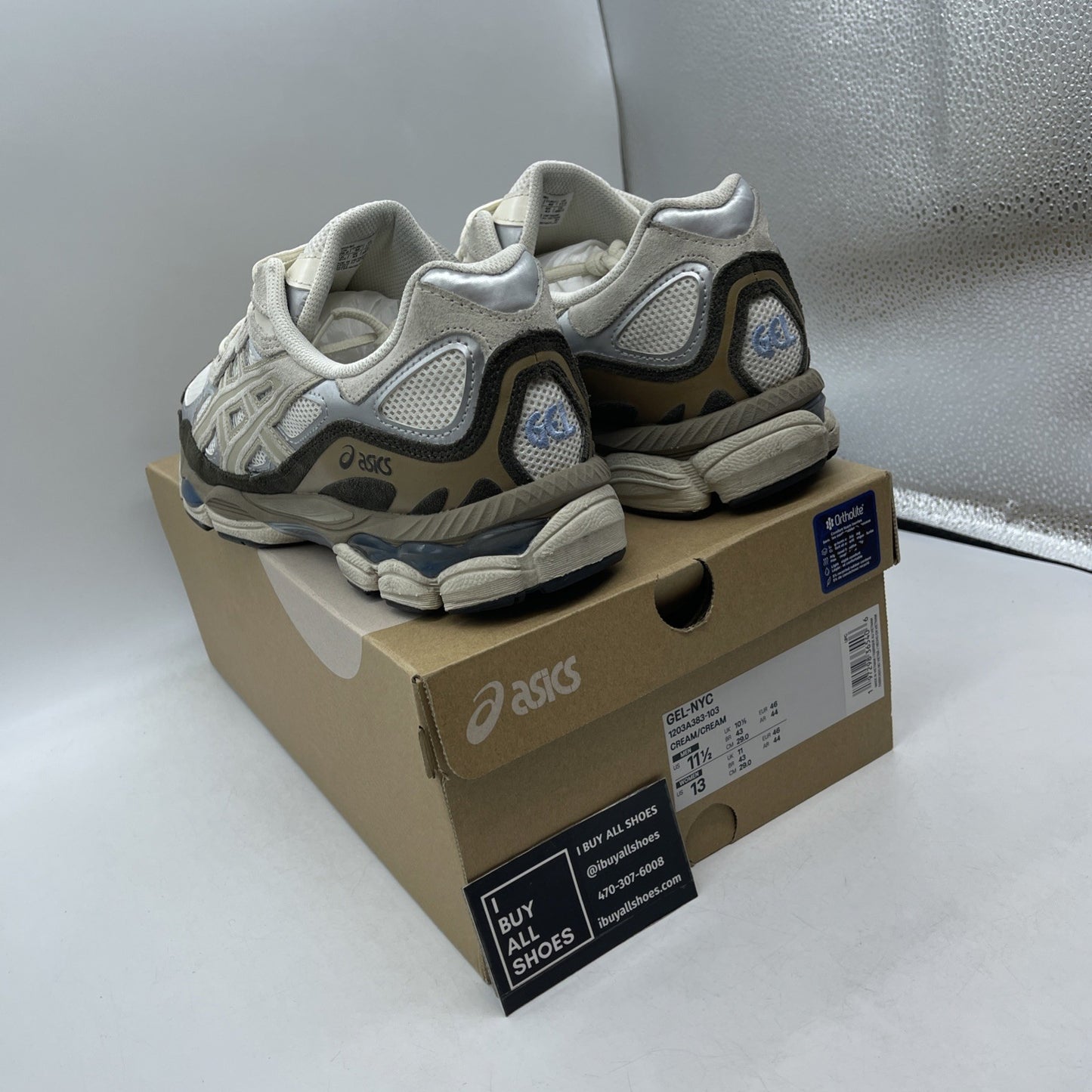 Size 11.5 - Asics Gel NYC Cream Mocha (1203A383-103)
