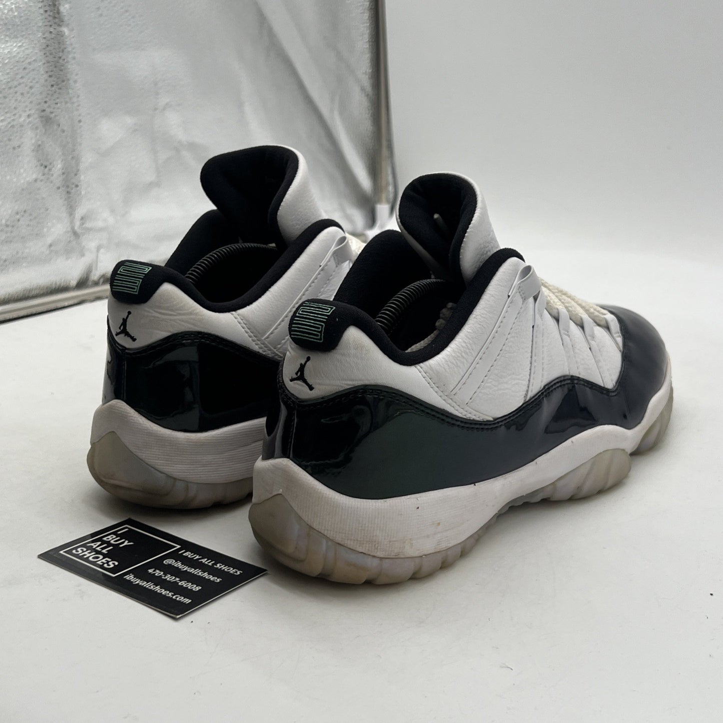 Size 11 - Air Jordan 11 Retro Low Emerald (528895-145)