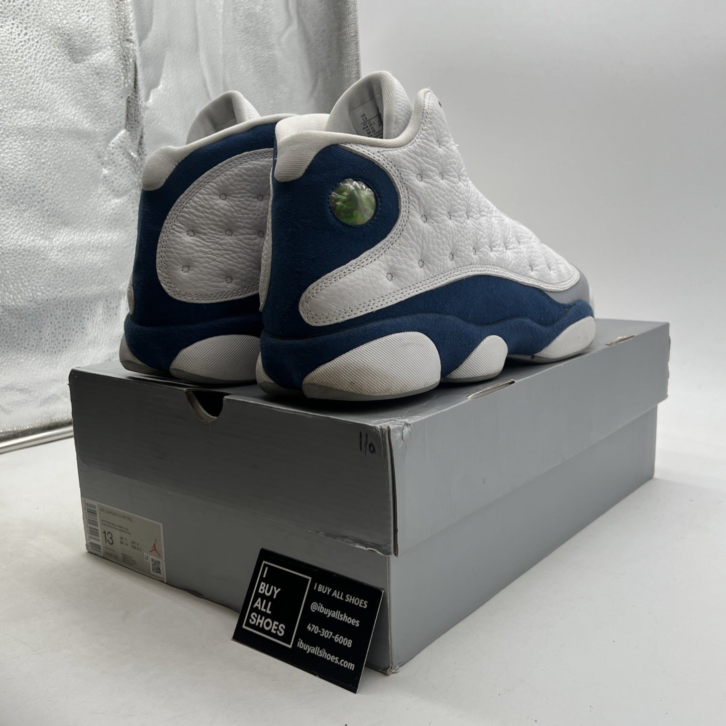 Size 13 - Air Jordan 13 Retro Mid French Blue (414571-164)