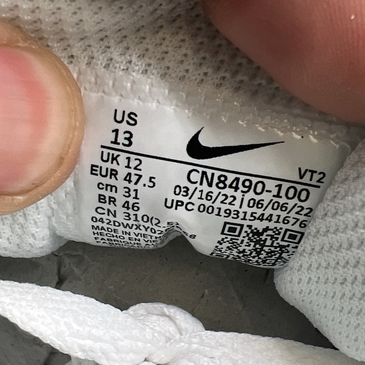 Size 13 - Nike Air Max 90 Triple White 2020 (CN8490-100)