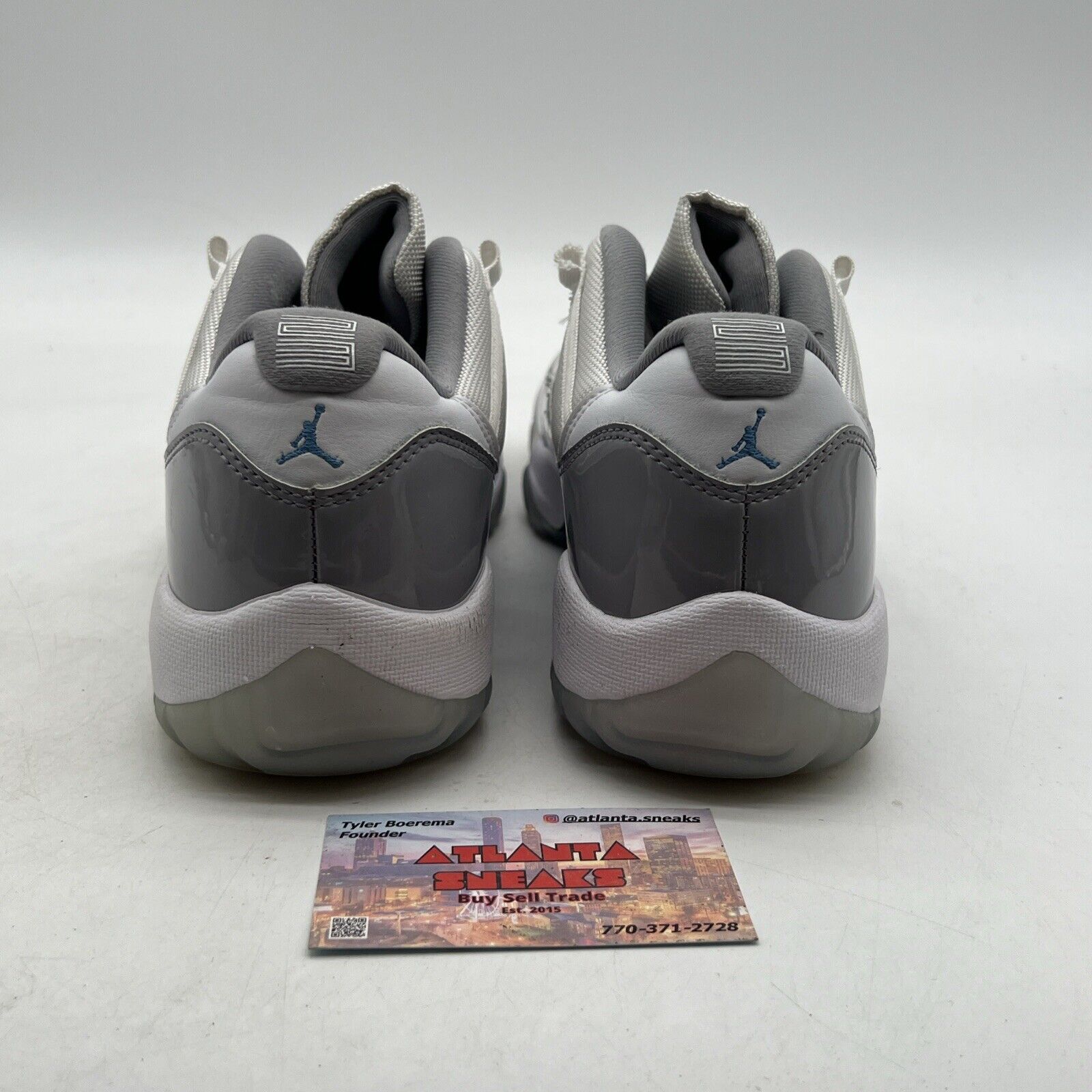Size 9.5 - Air Jordan 11 Retro Low Cement Grey (AV2187-140)