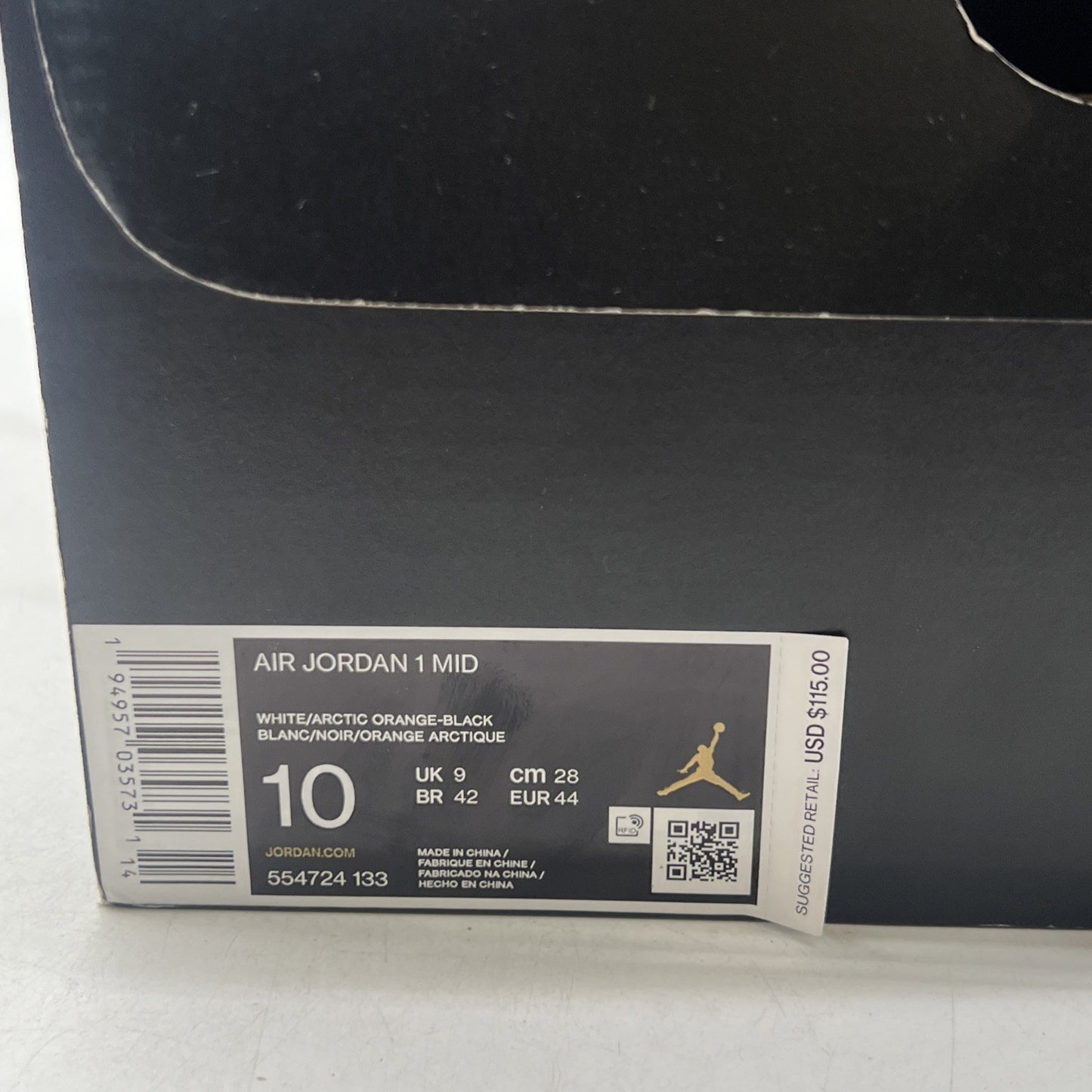 Size 10 - Air Jordan 1 Mid Crimson Tint (554724-133)