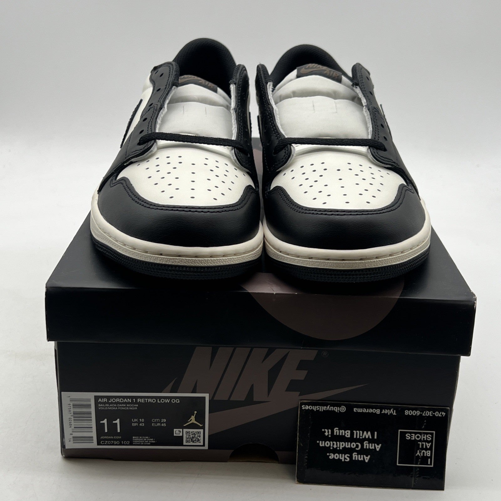 Size 11 - Air Jordan 1 Retro OG Low Mocha (CZ0790-102)