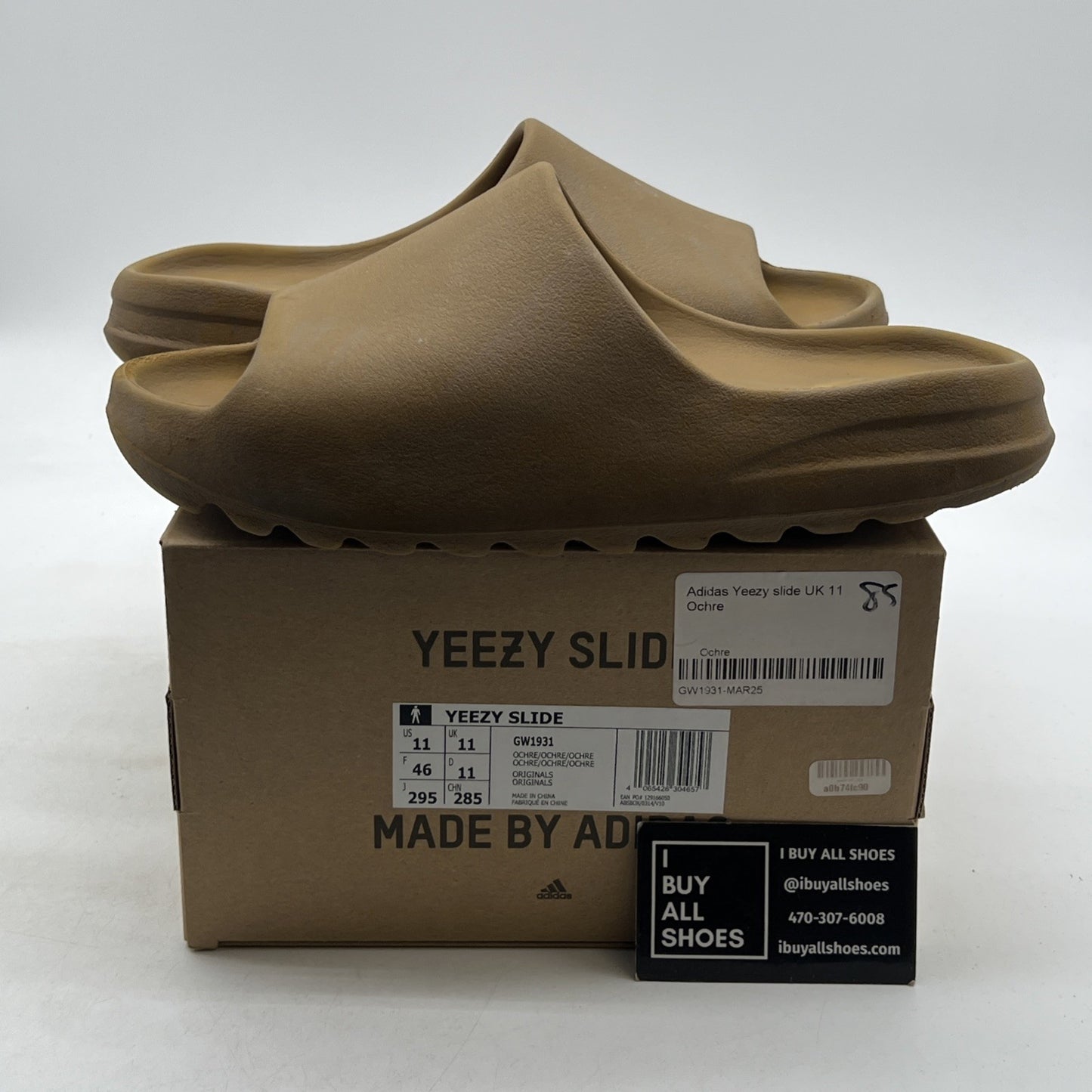 Size 11 - Adidas Yeezy Slide Ochre Men's (GW1931)