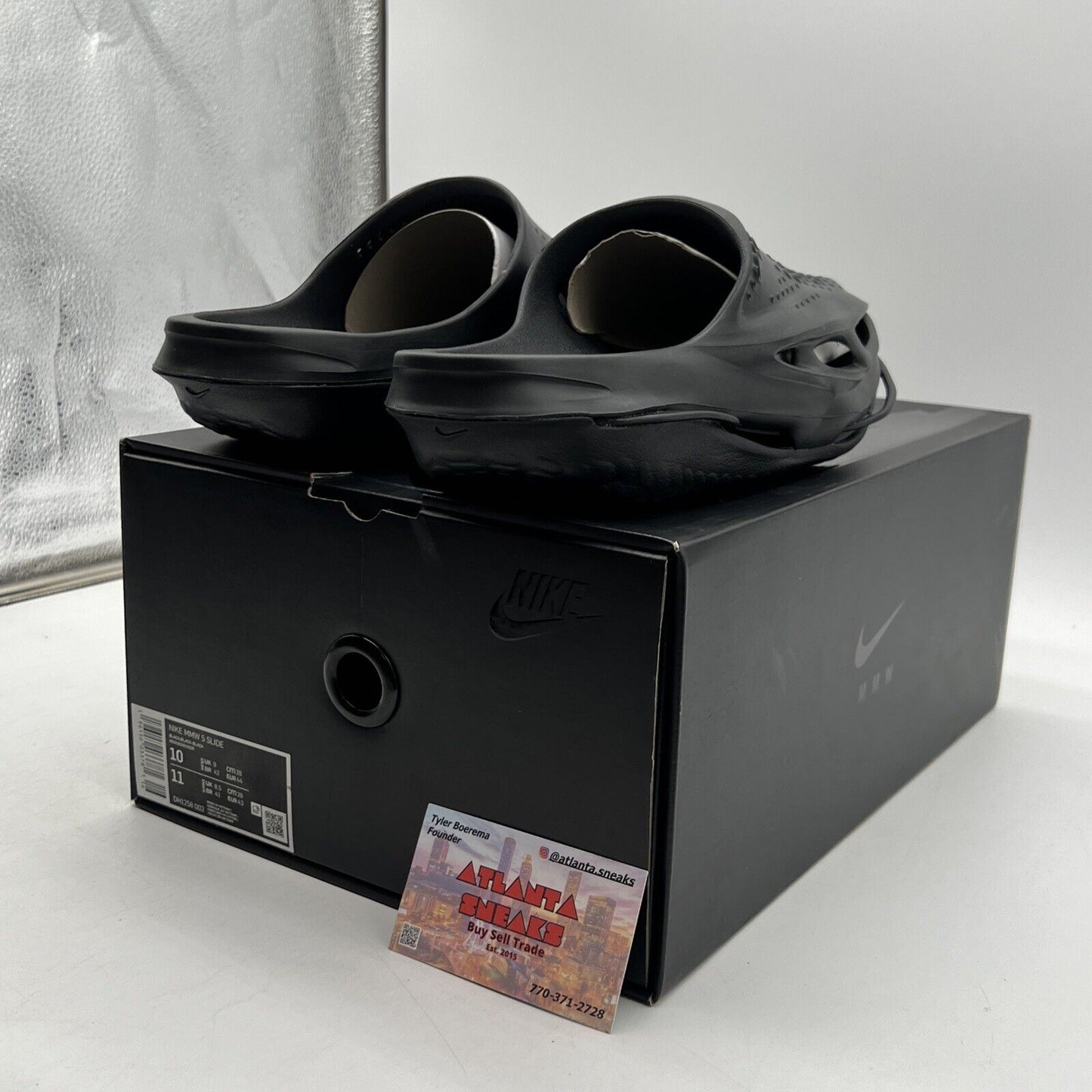 Size 10 - Matthew M. Williams X 005 Slides Black (DH1258-002)