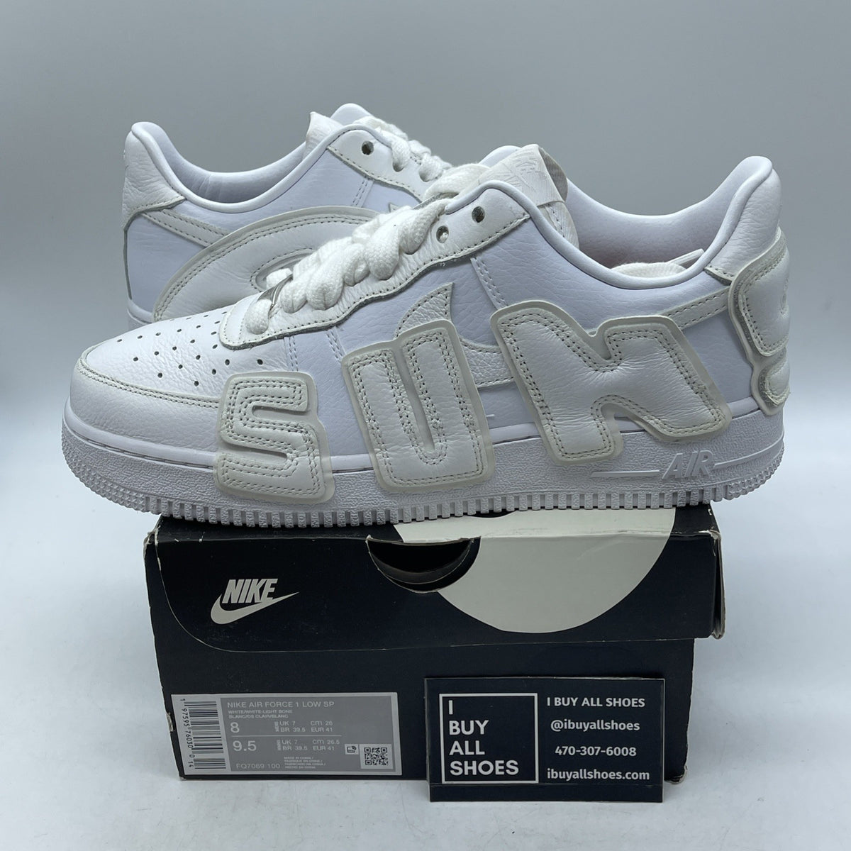 Size 8 - Cactus Plant Flea Market x Nike Air Force 1 Premium 2024 Low White