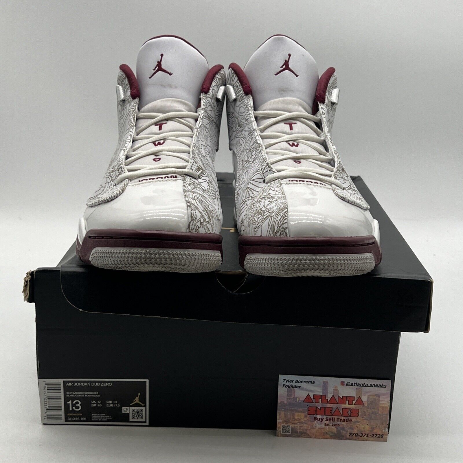 Size 13 - Jordan Dub Zero Cherrywood (311046-165)